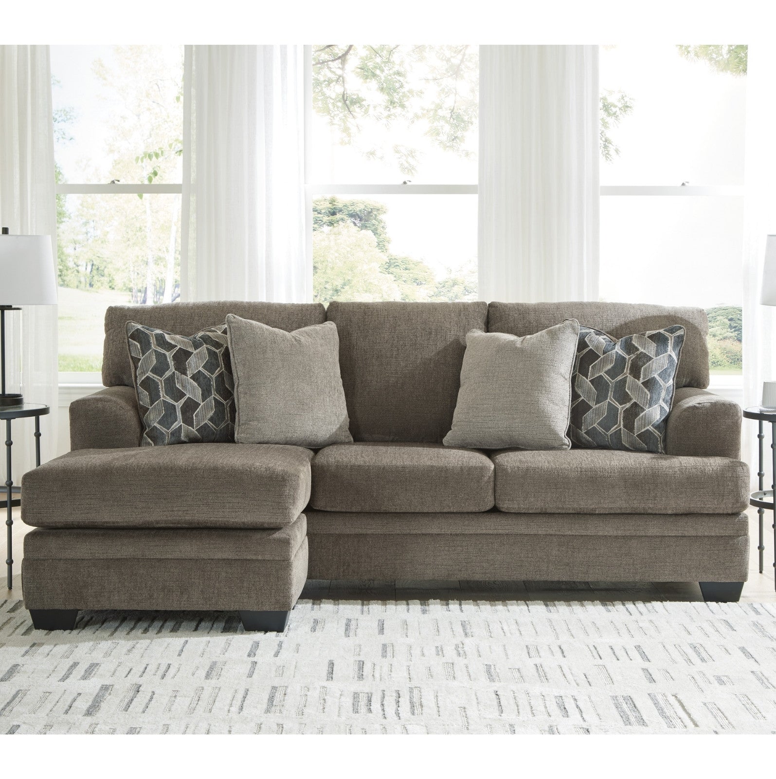 Stonemeade Reversible Sofa Chaise Nutmeg