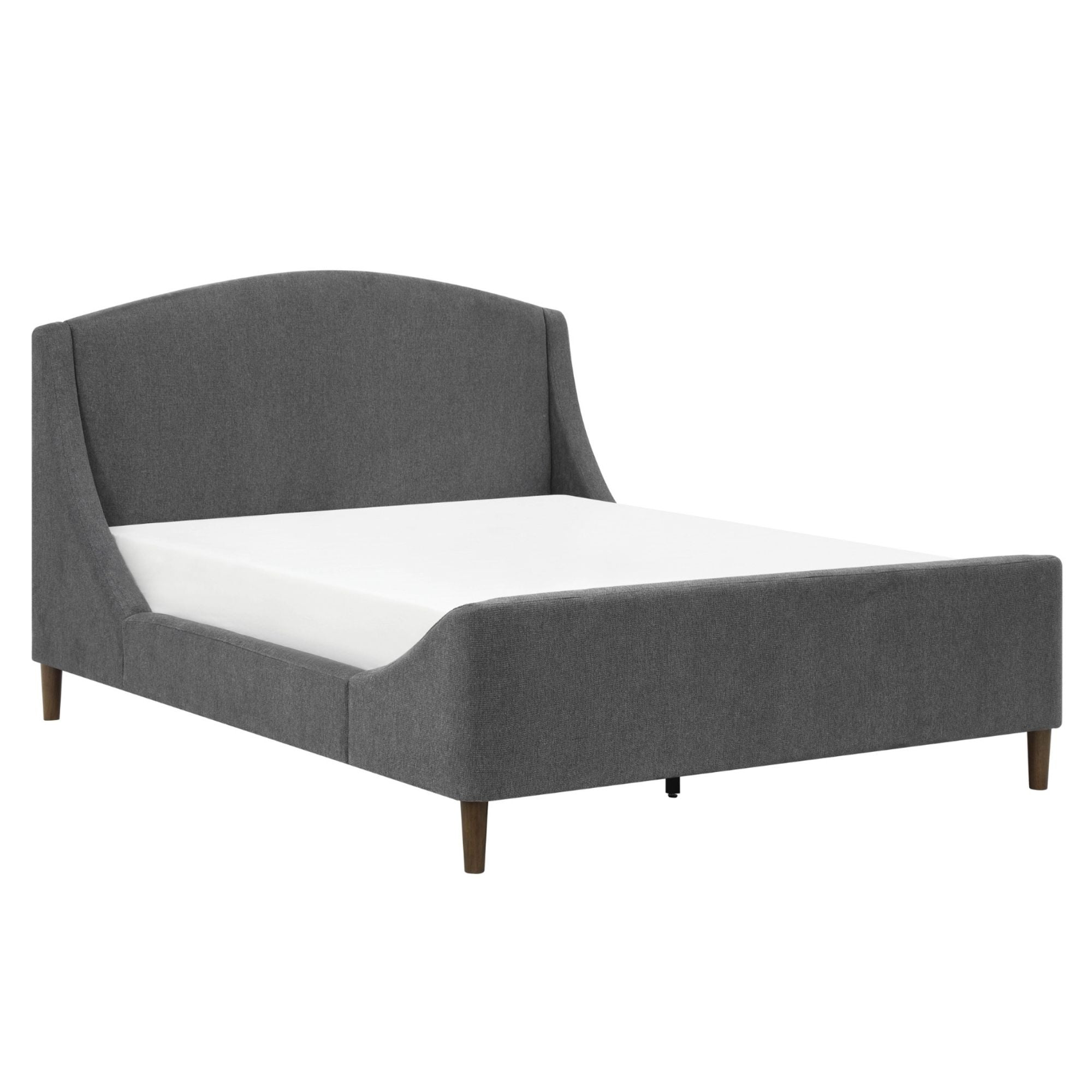 Sabrina Bed Collection in Dark Grey | CastleUp Experience Centre Online Furniture