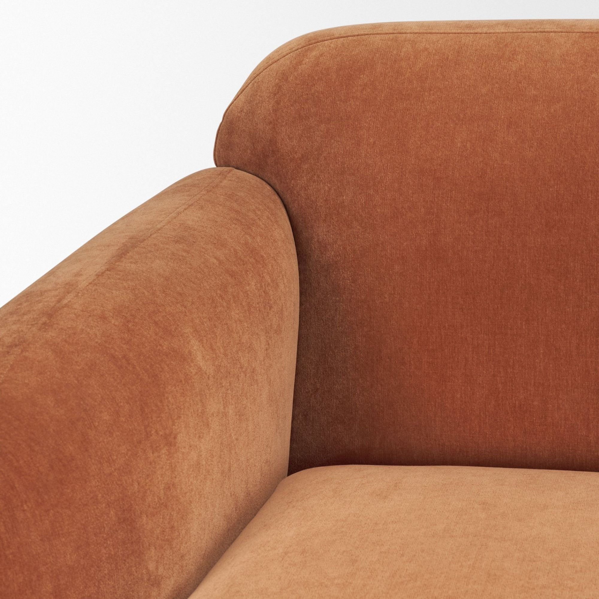 Chaise de salle à manger Mercana Direttore en suède marron/gris