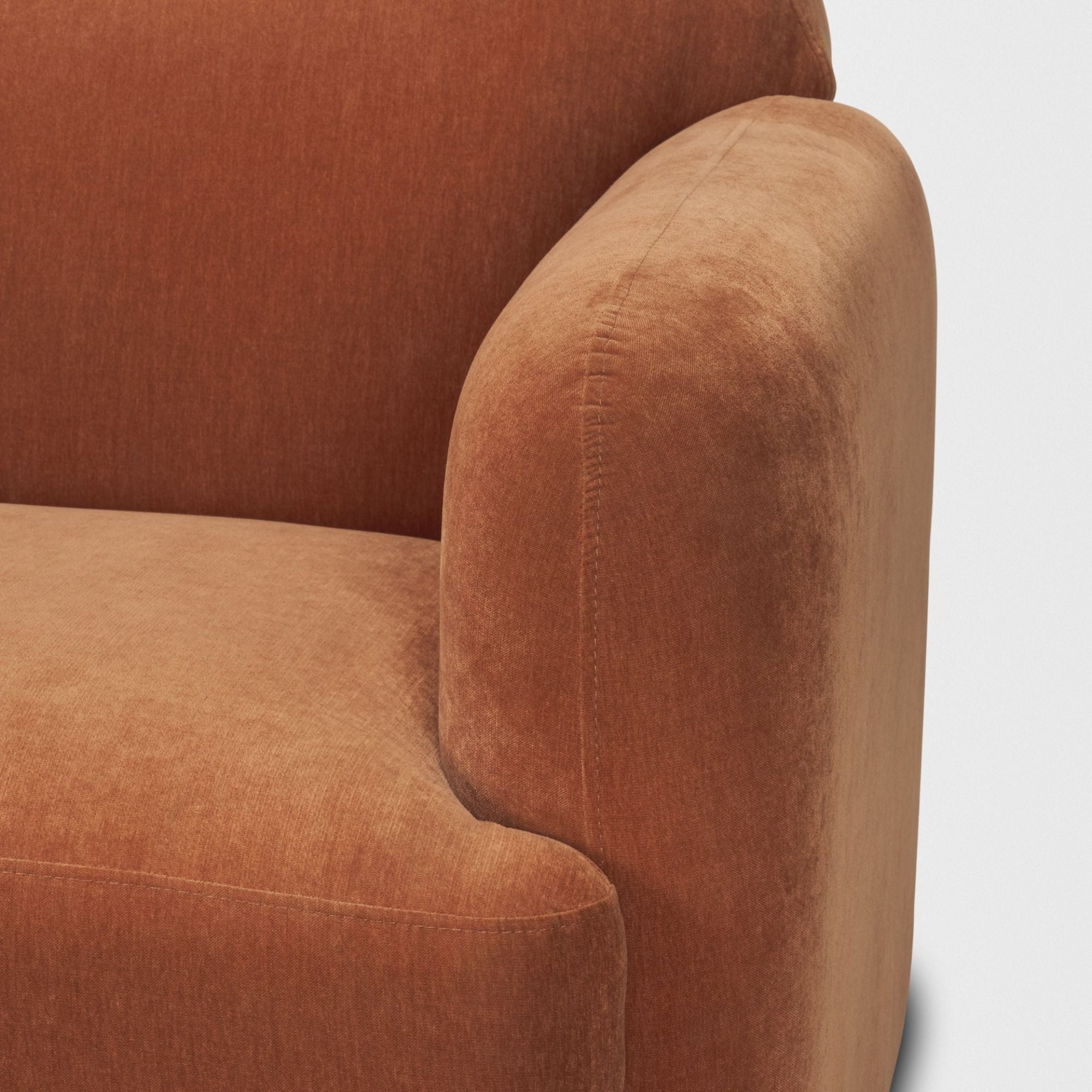Chaise de salle à manger Mercana Direttore en suède marron/gris