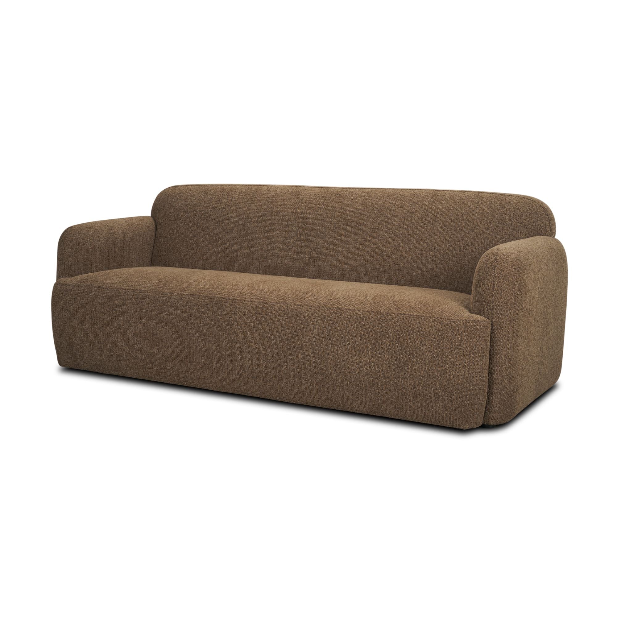Chaise de salle à manger Mercana Direttore en suède marron/gris