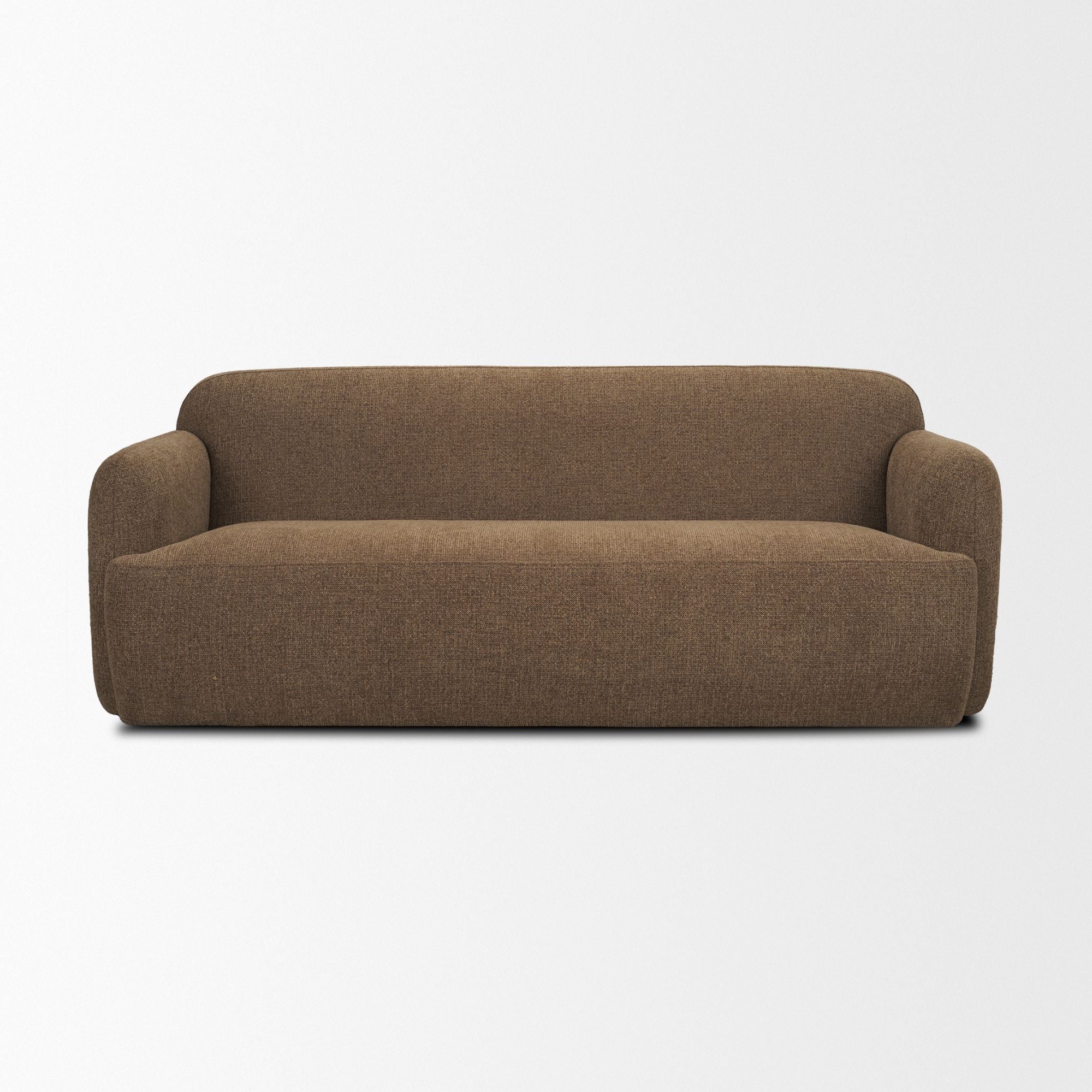 Chaise de salle à manger Mercana Direttore en suède marron/gris
