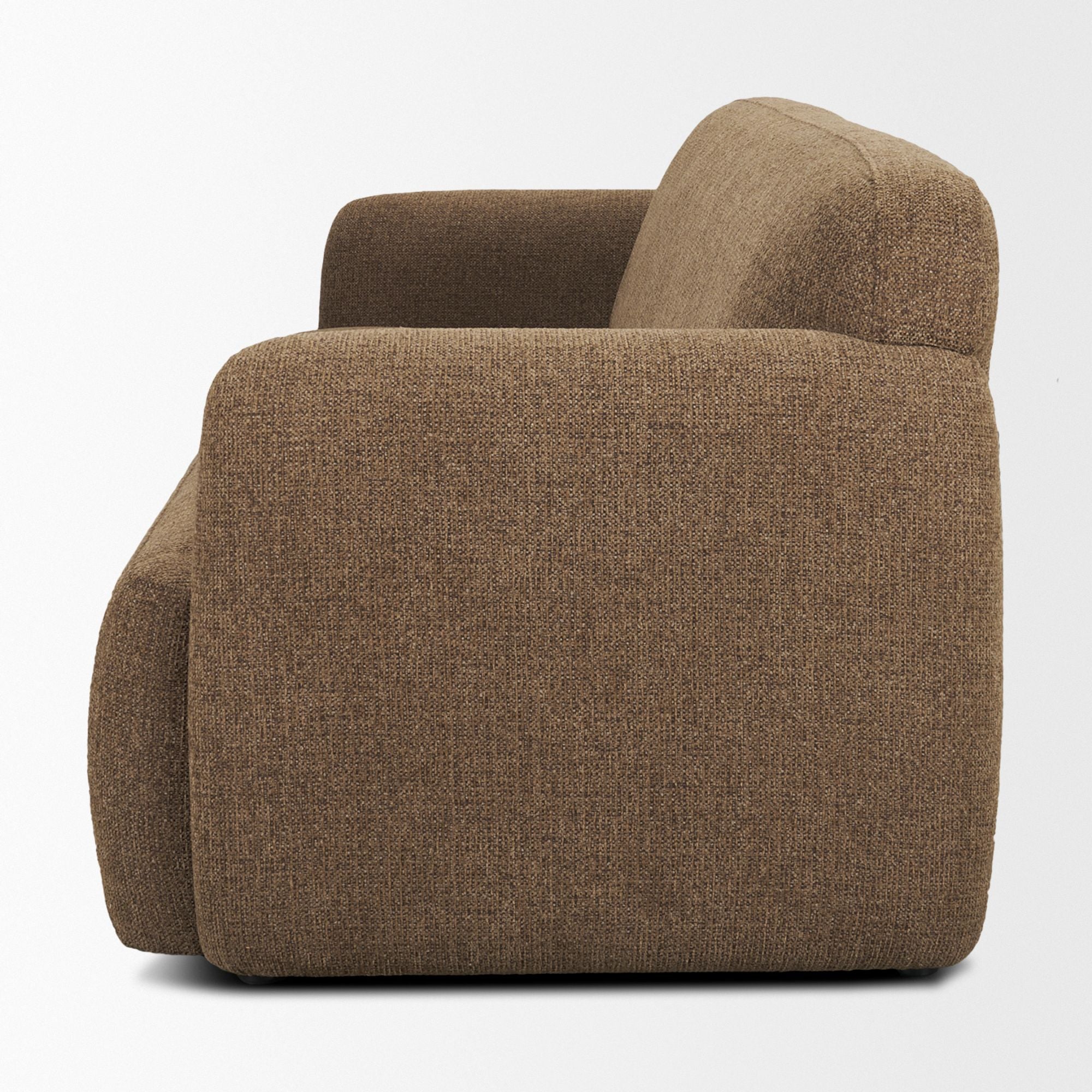 Chaise de salle à manger Mercana Direttore en suède marron/gris