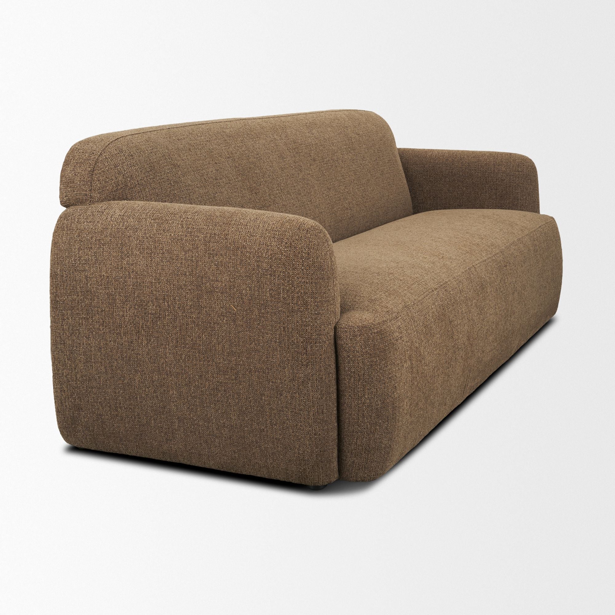 Chaise de salle à manger Mercana Direttore en suède marron/gris