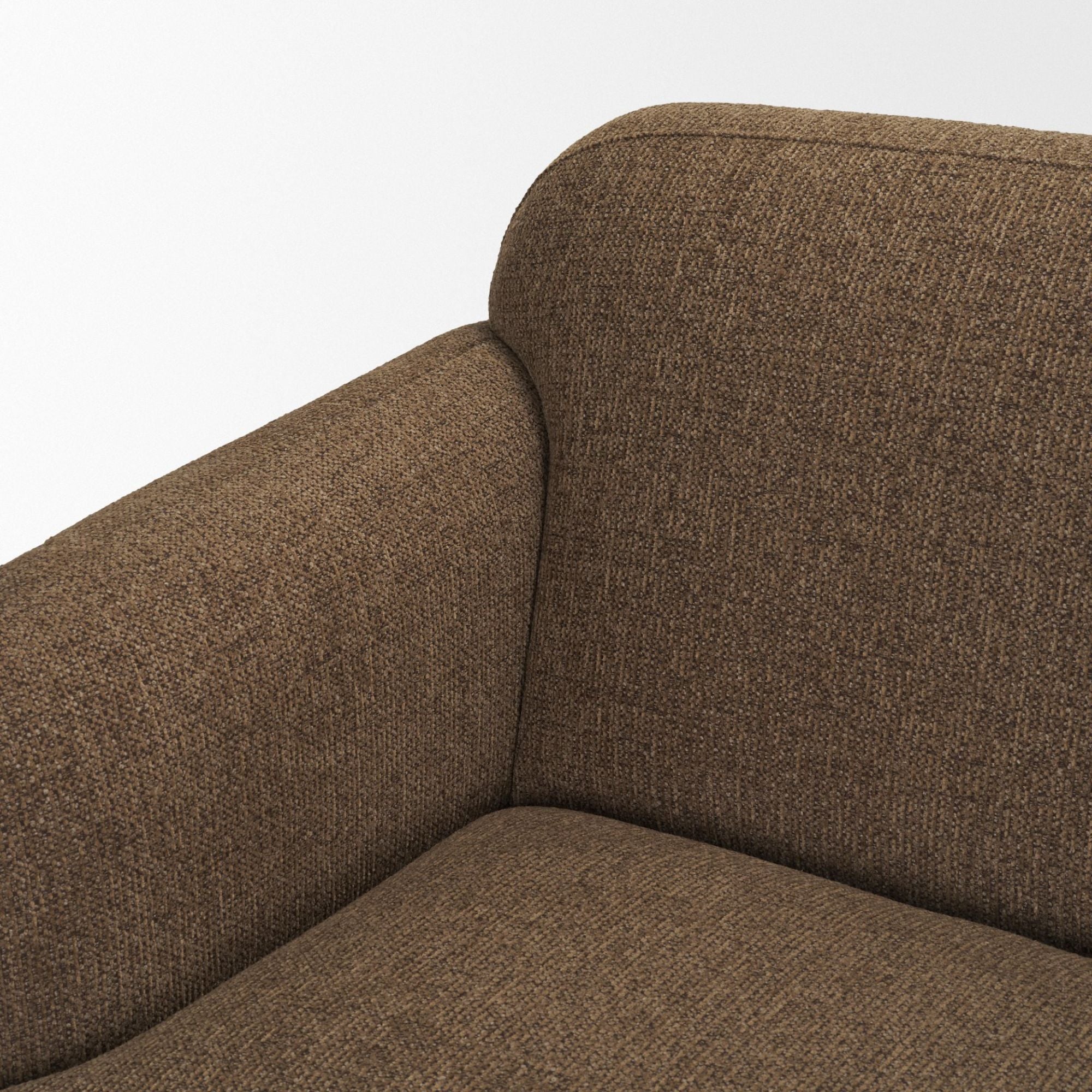 Chaise de salle à manger Mercana Direttore en suède marron/gris