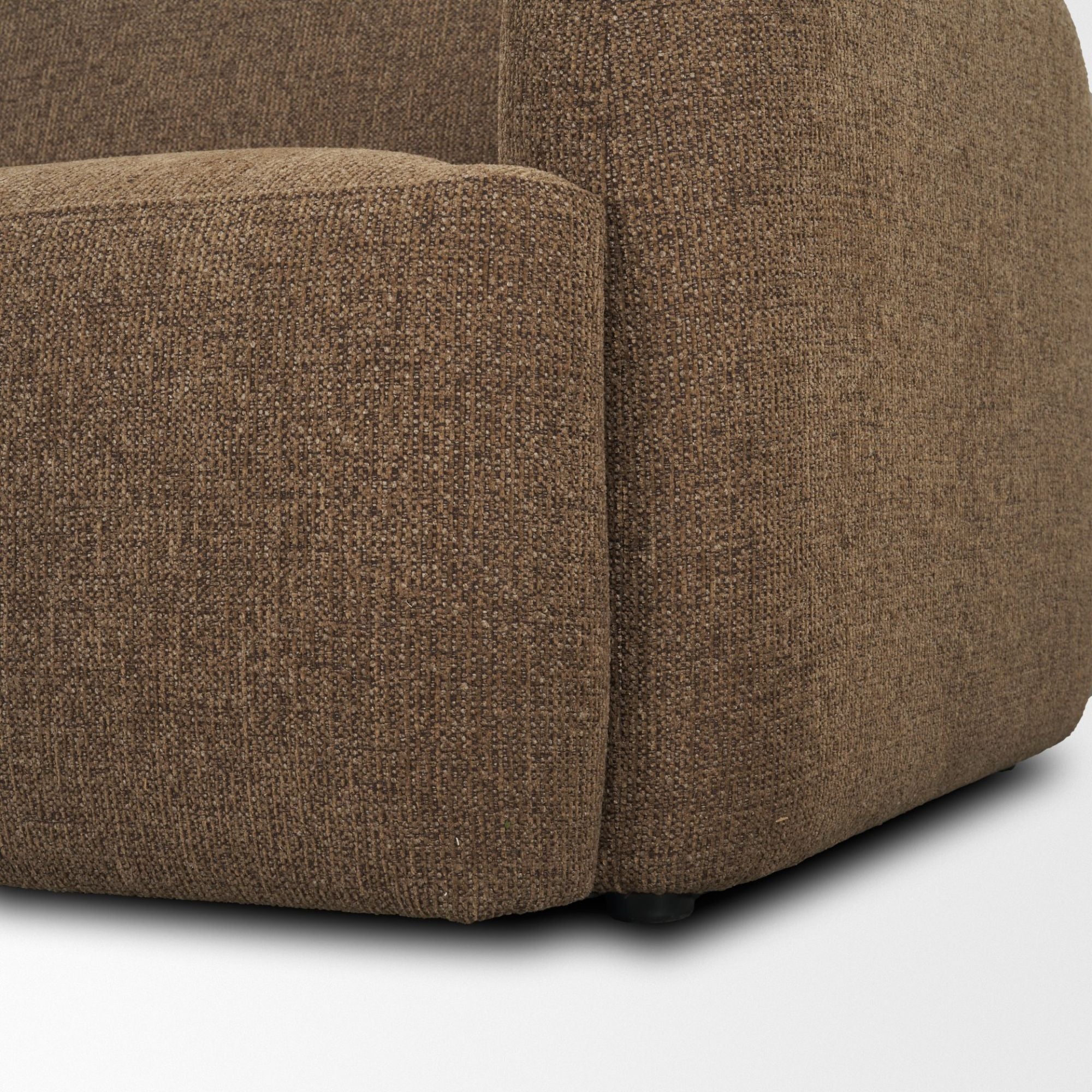 Chaise de salle à manger Mercana Direttore en suède marron/gris