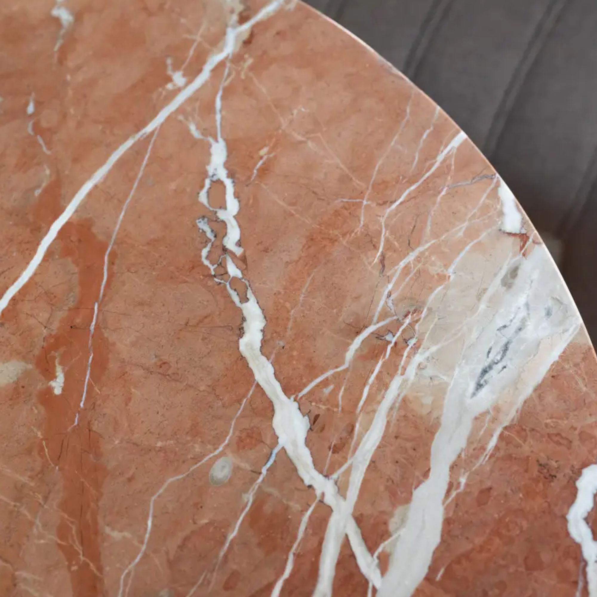 Moe's Home Sage Cafe Collection Table Rosso Alicante Red Marble | CastleUp Experience Centre Online Furniture