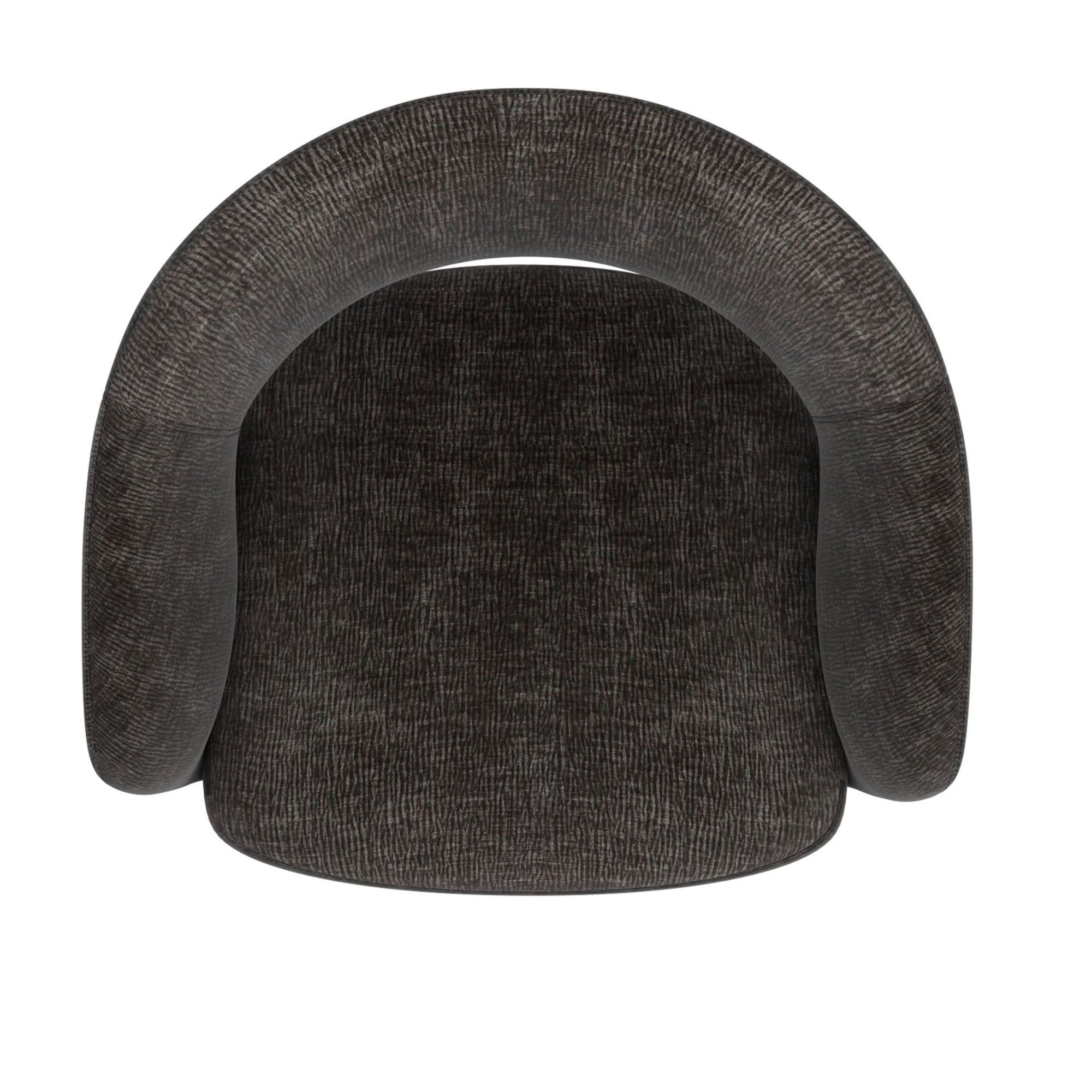 Santo 360° Swivel Accent Chair in Charcoal