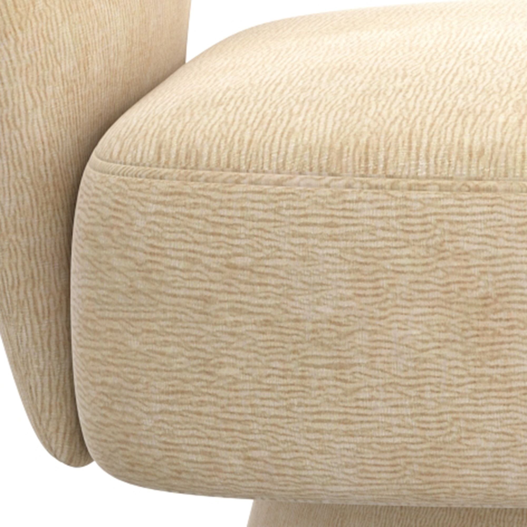 Santo 360° Swivel Accent Chair in Beige