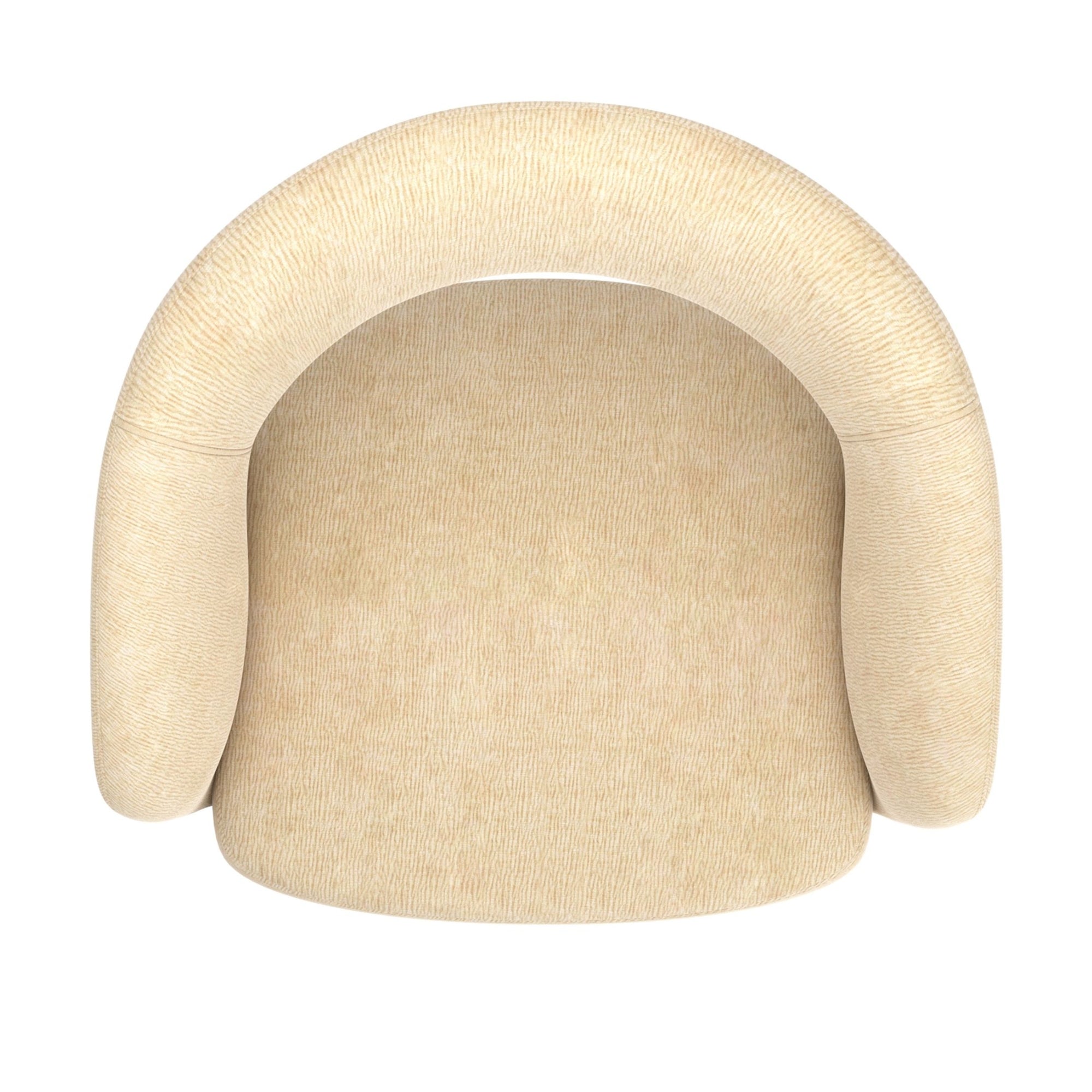 Santo 360° Swivel Accent Chair in Beige