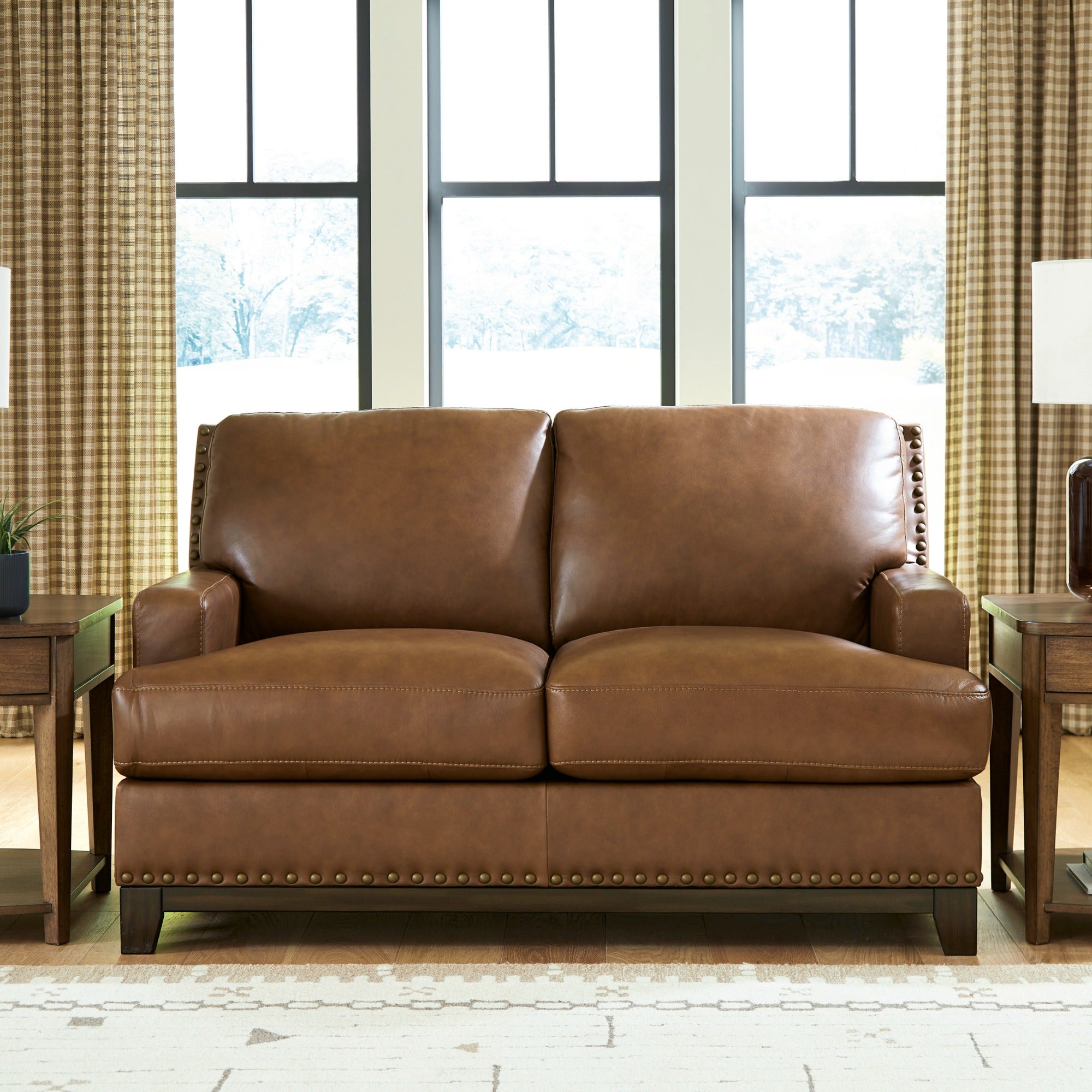 Causeuse Ashley Bolsena caramel
