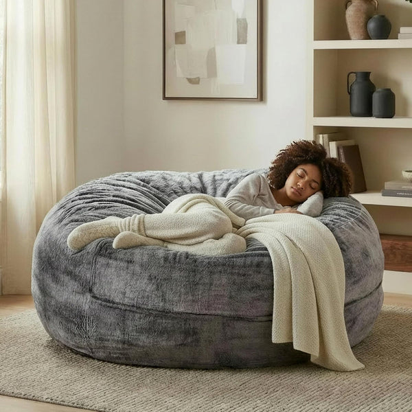 Sealy® Bala 5ft Foam Bean Bag Lounger Grey