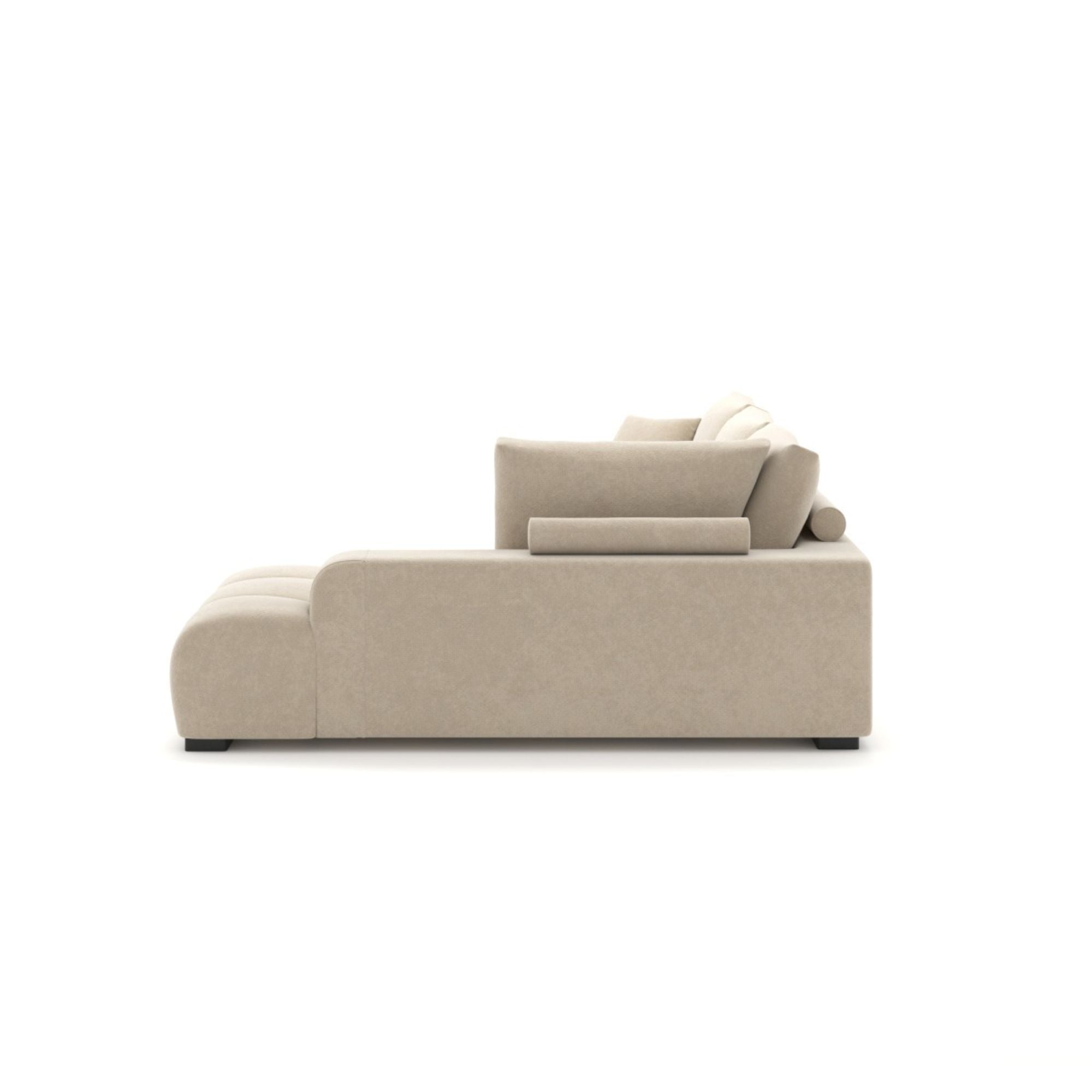 Zara RHF Sectional in Beige | CastleUp Experience Centre