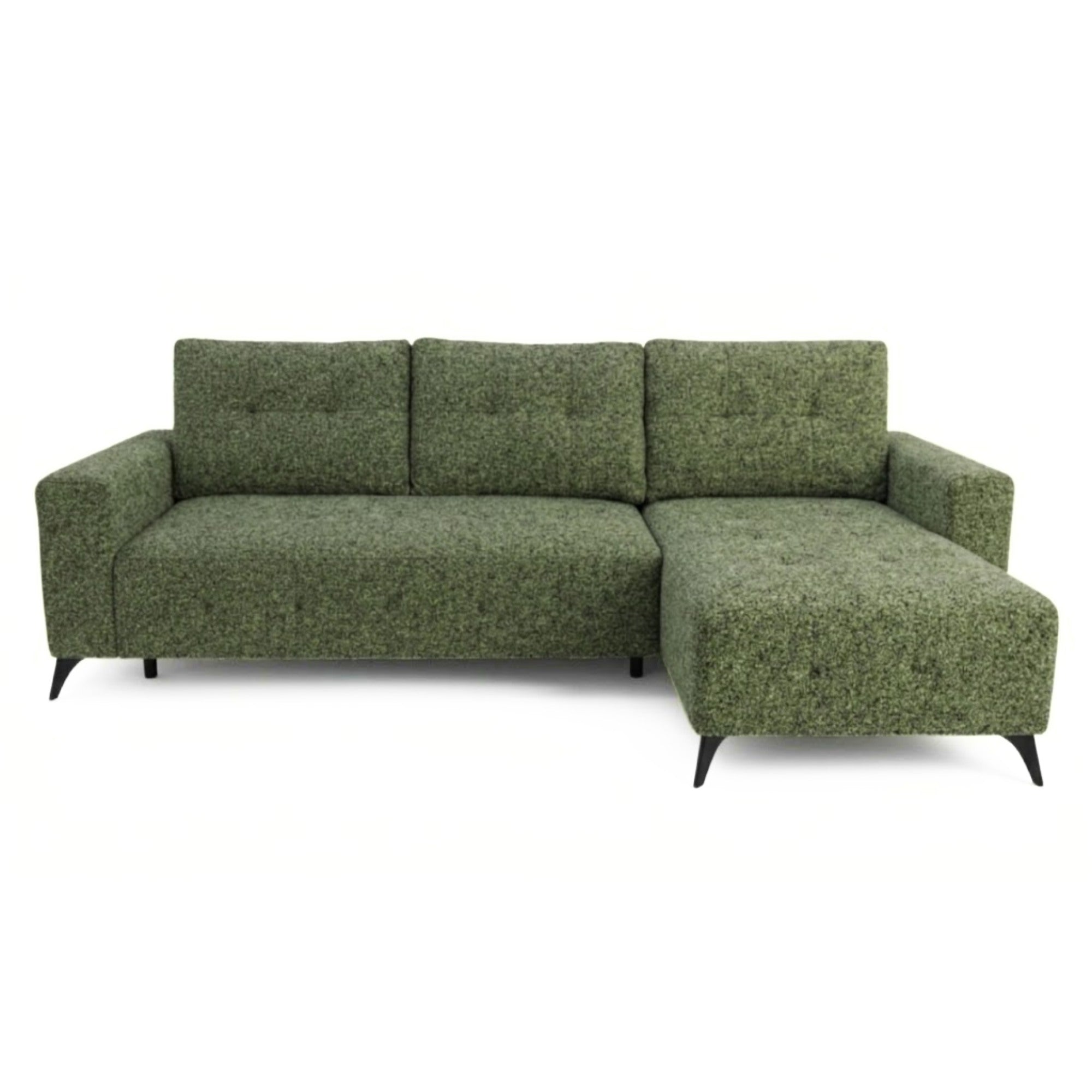 DreamSpace RHF Sectional Pull Out Sleeper in Green