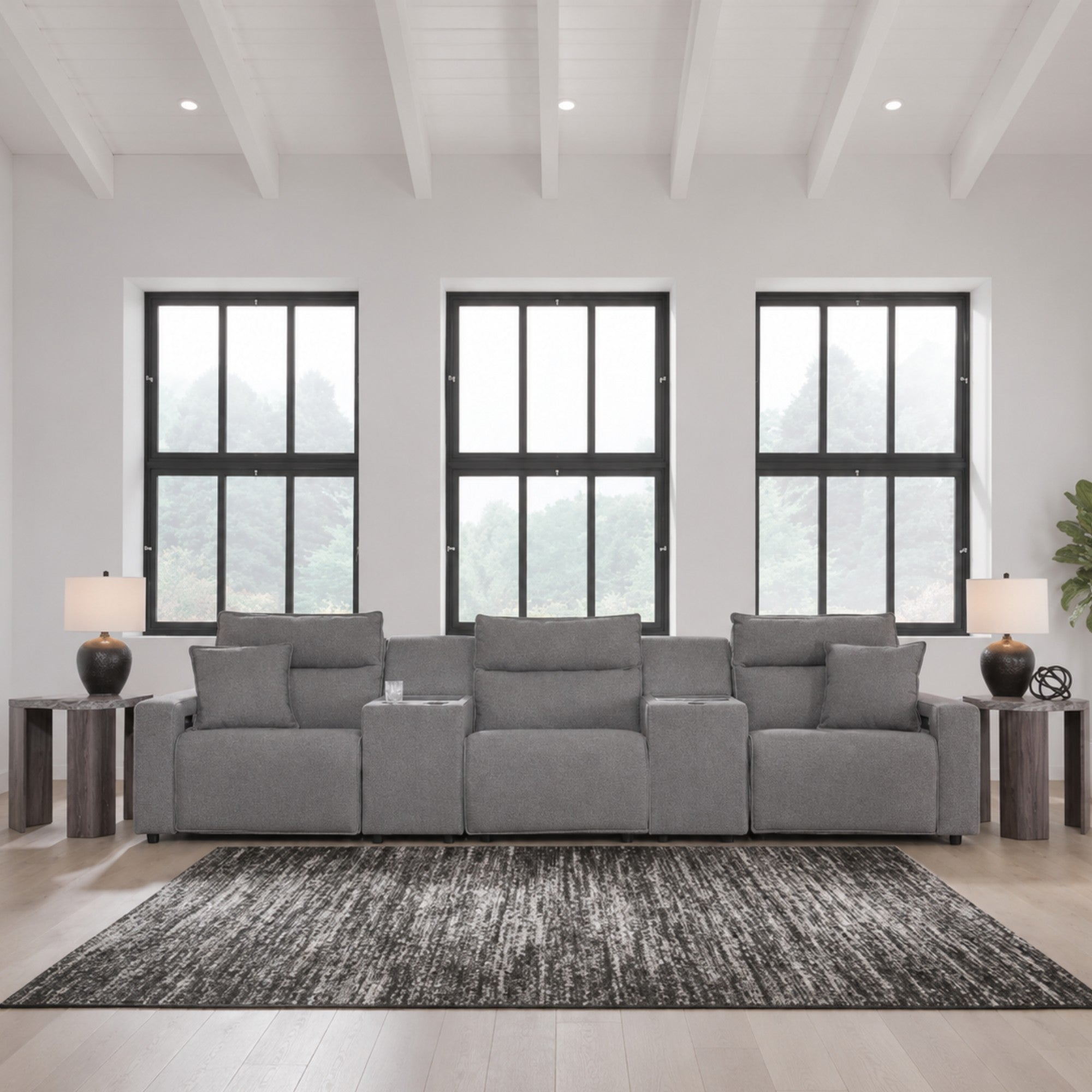 Modmax II 5-Piece Power Reclining Sectional with Consoles