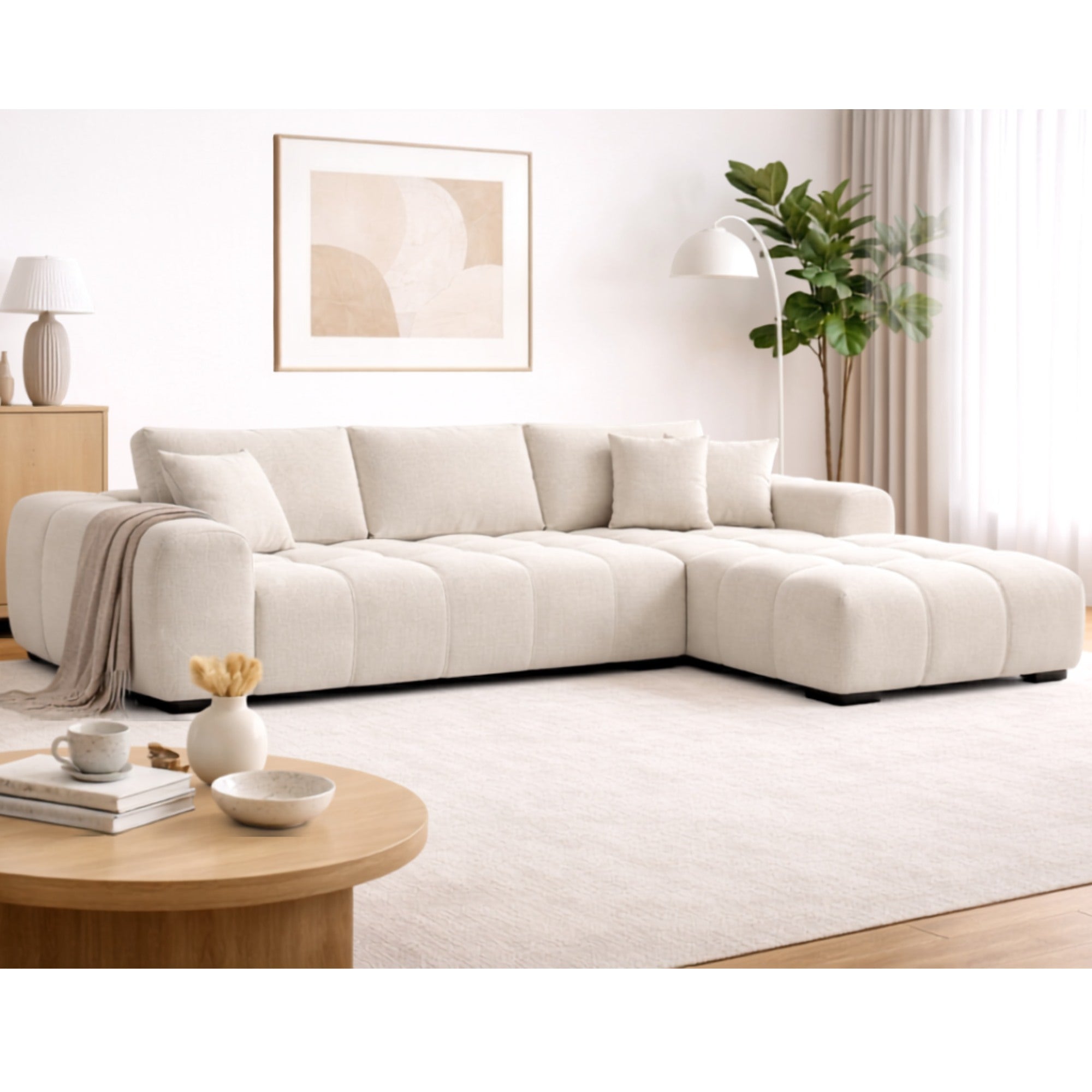 Zara Sectional in Light Beige (Pre-Order)