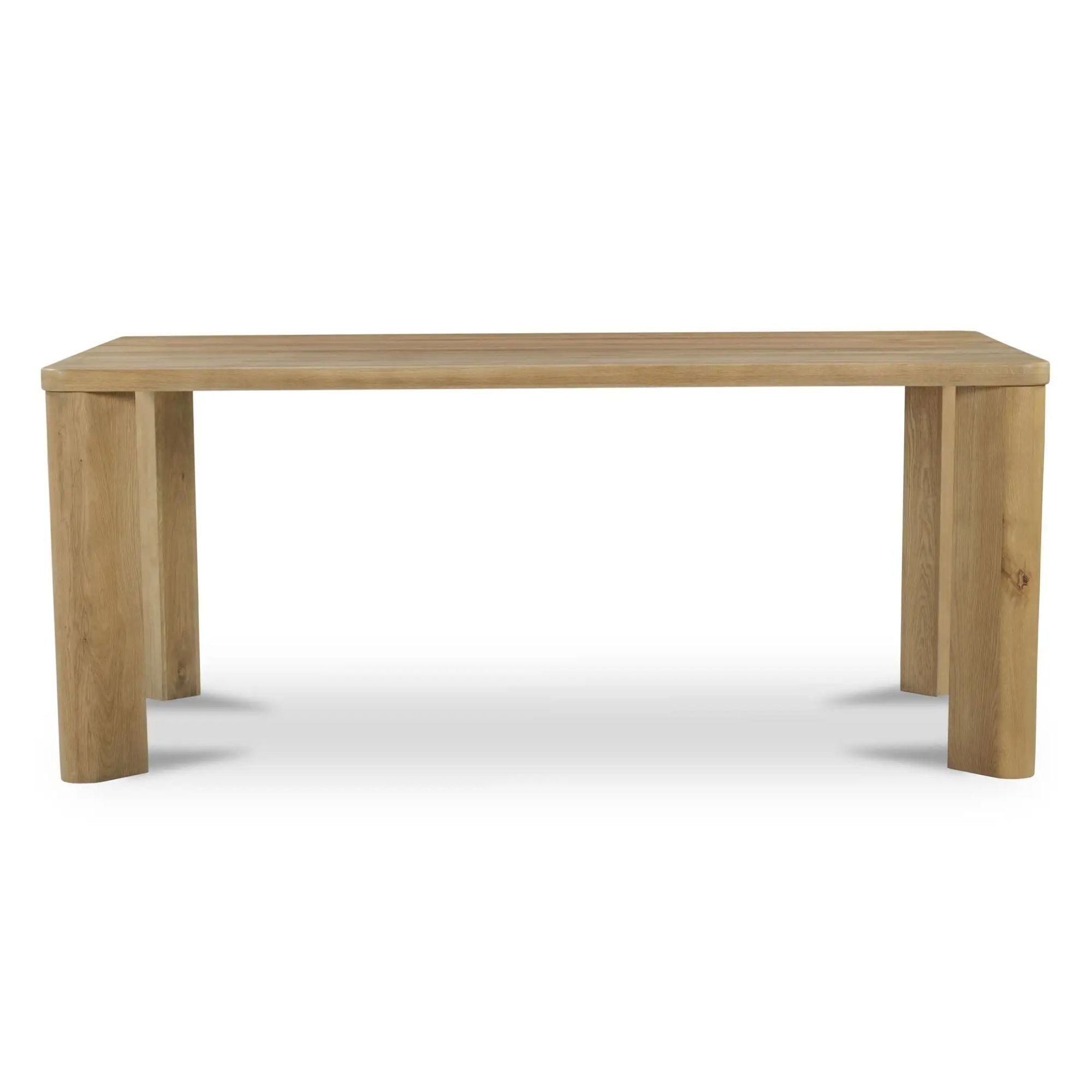 Moe's Home Segment Collection Dining Table Wood Heritage Brown | CastleUp Experience Centre Online Furniture