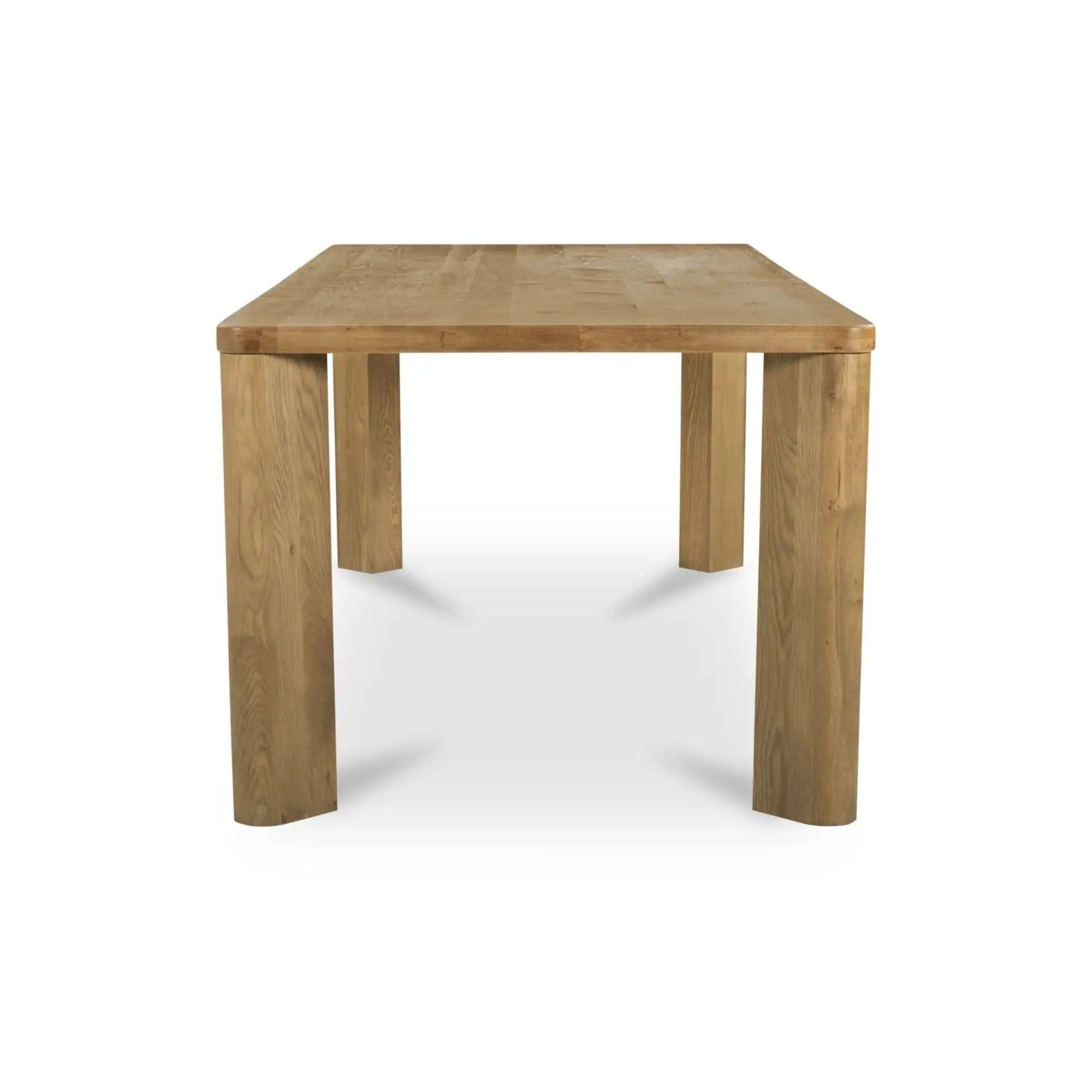 Moe's Home Segment Collection Dining Table Wood Heritage Brown | CastleUp Experience Centre Online Furniture