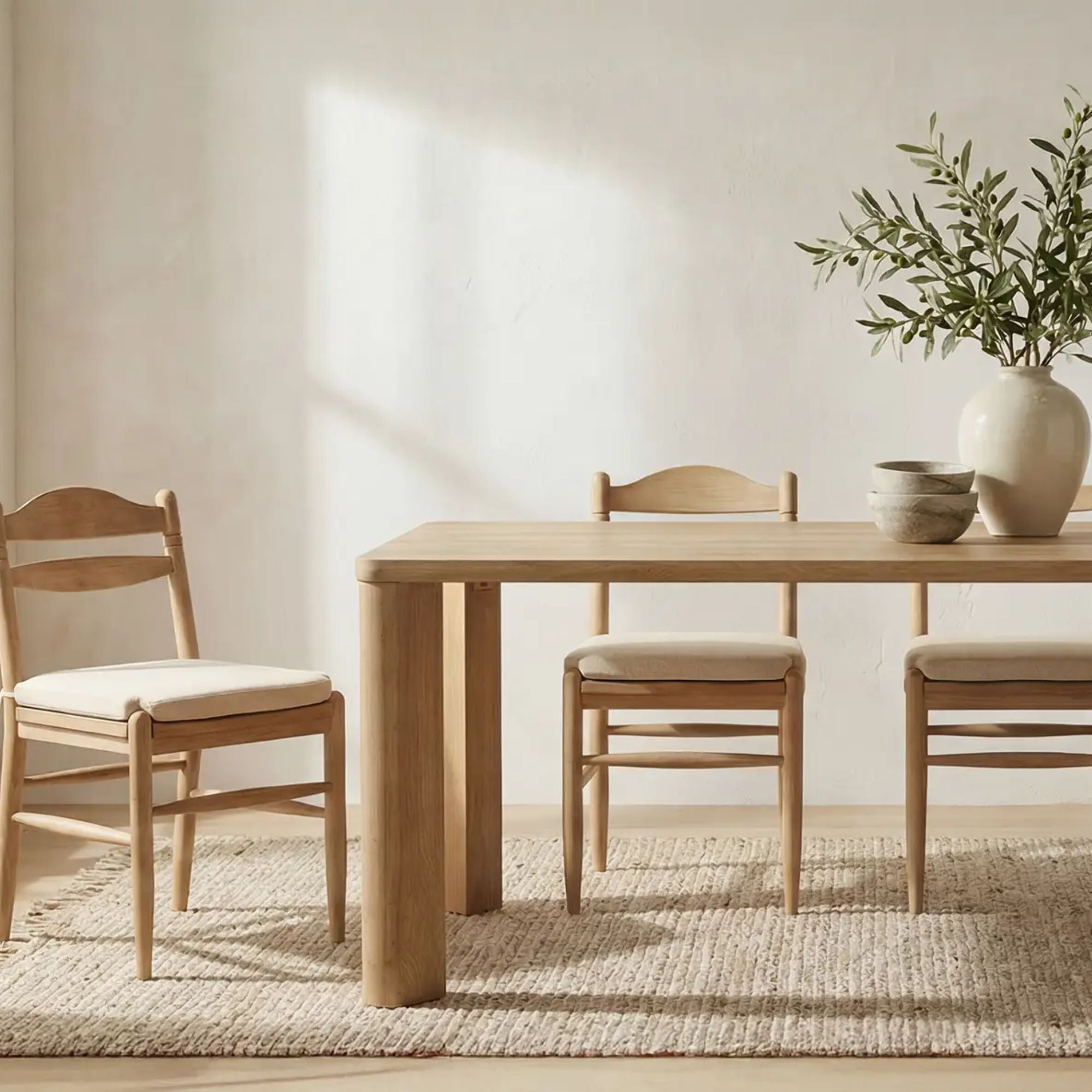 Moe's Home Segment Collection Dining Table Wood Heritage Brown | CastleUp Experience Centre Online Furniture