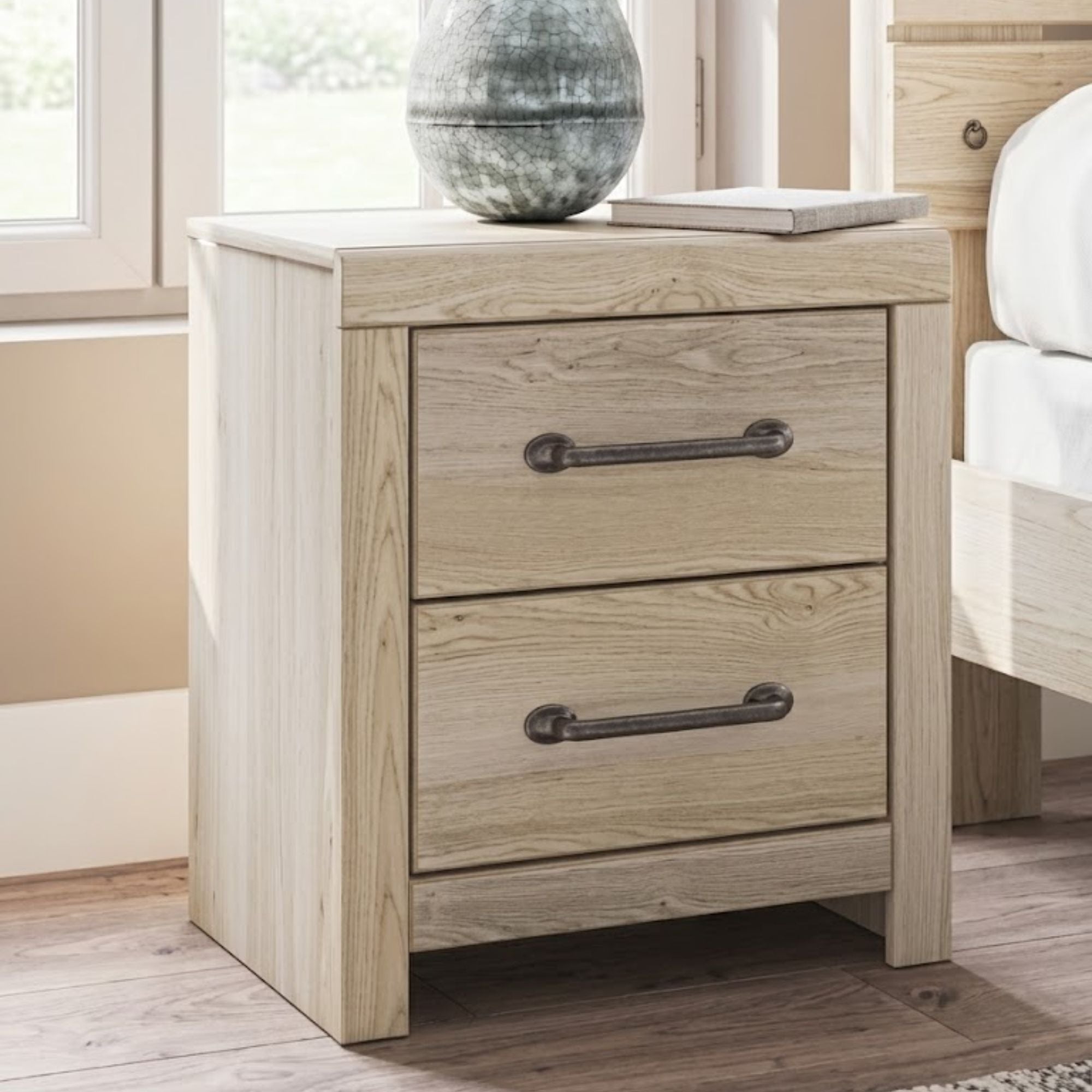 Senbry Two Drawer Night Stand