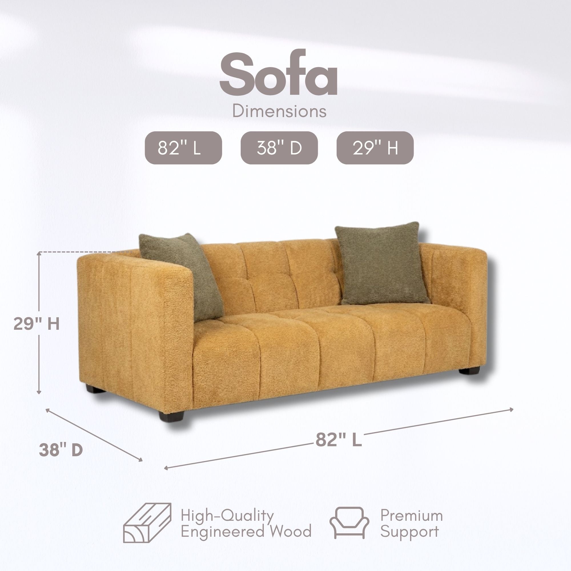 Canadian-made Severn Modern Sofa Set