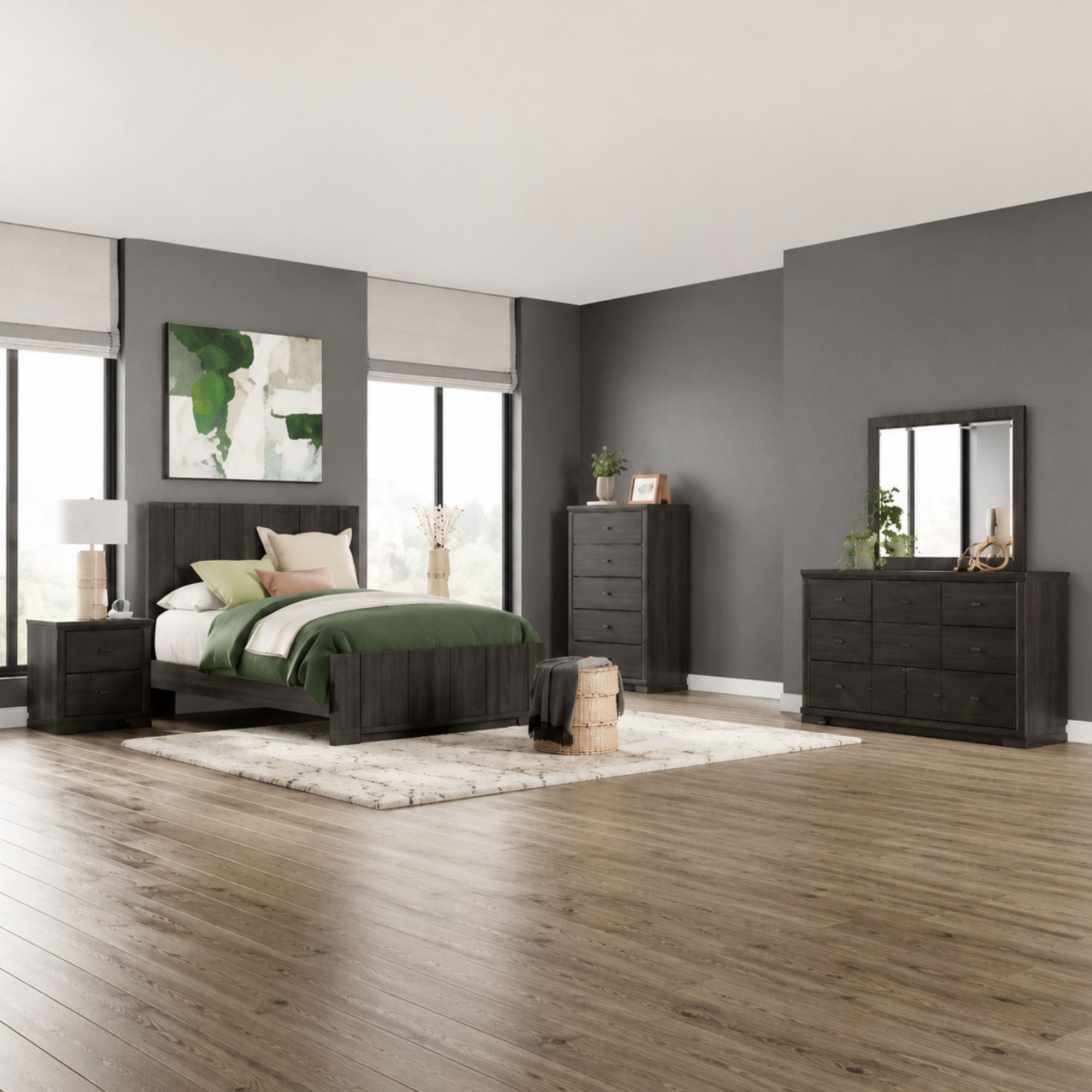 Shaehartin Panel Platform Bedroom Set