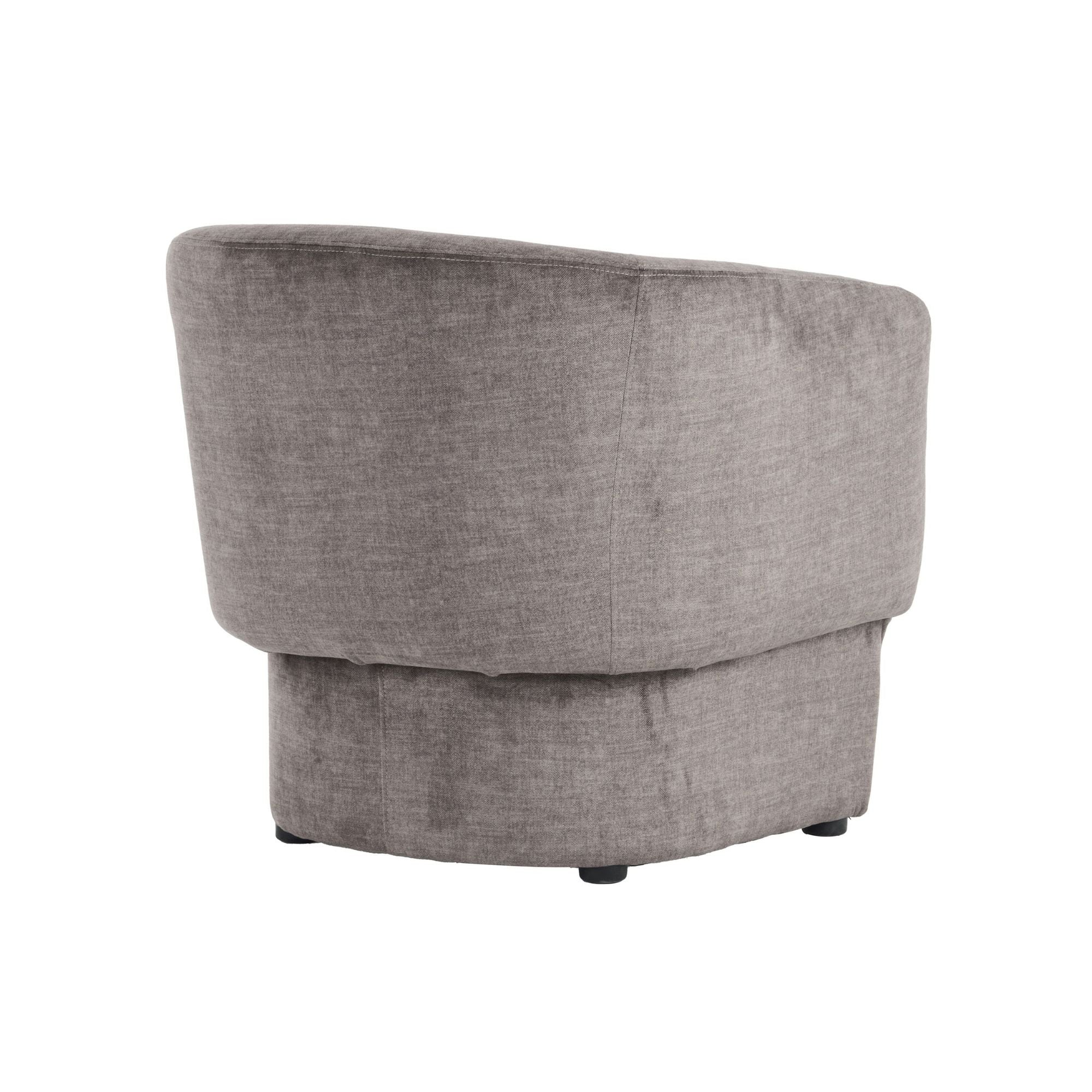 Sheri Accent Chair in Dark Taupe Velvet