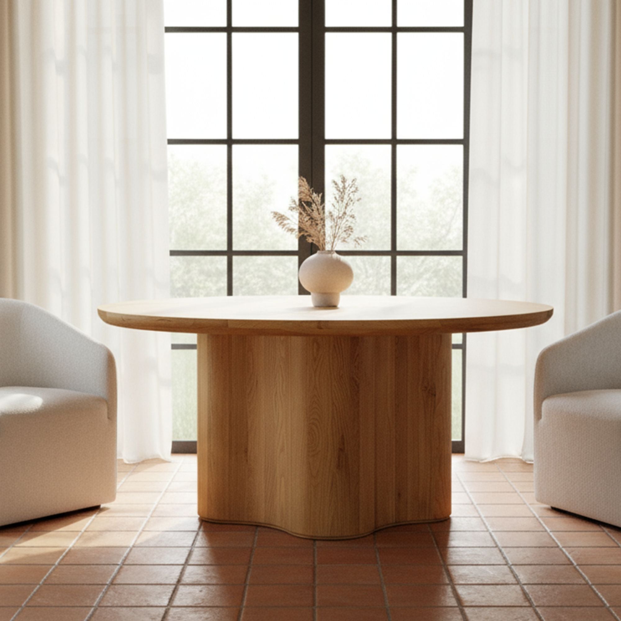 Moe's Home Sidney Collection Dining Table Natural | CastleUp Experience Centre Online Furniture