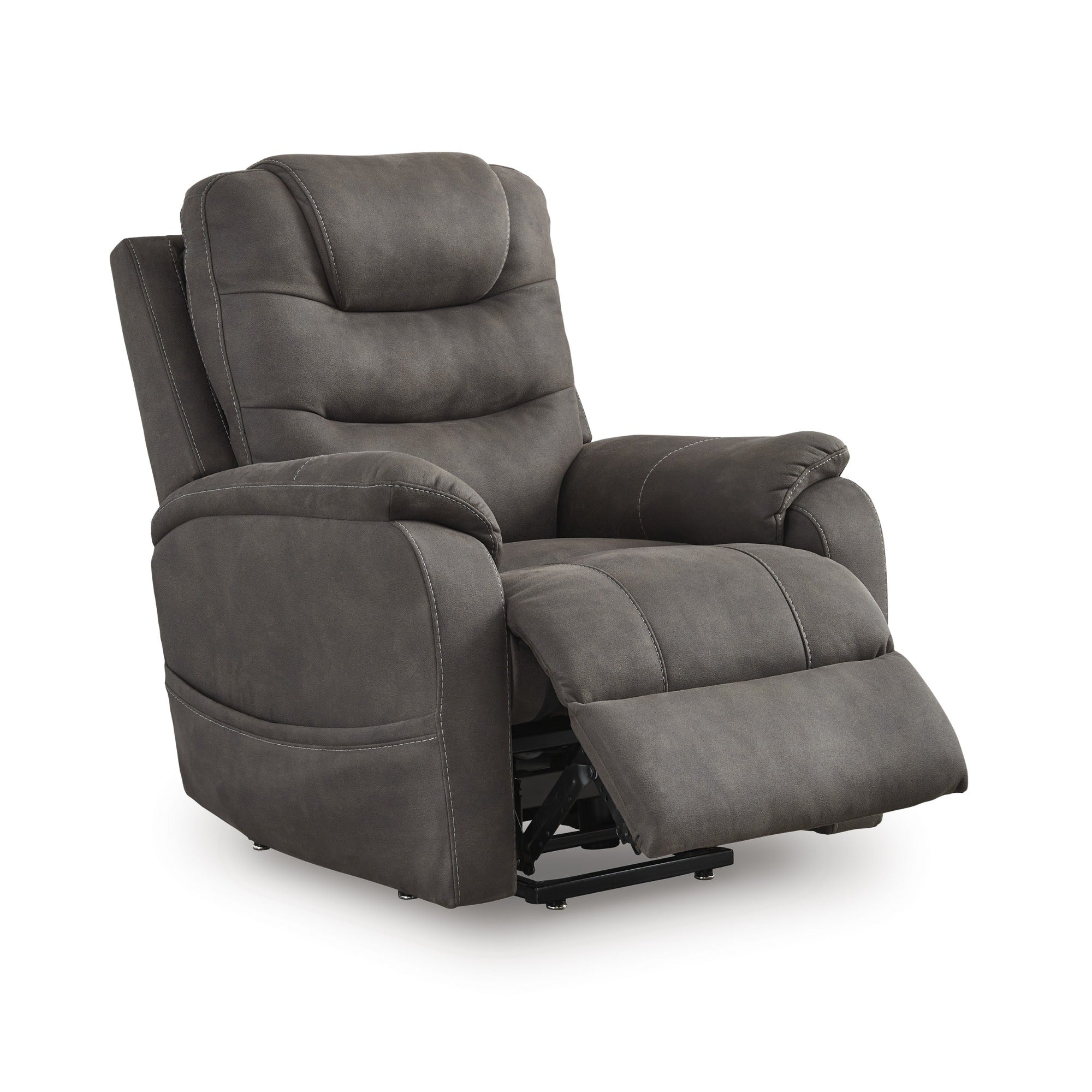 Snowfield Power Lift Recliner Gunmetal