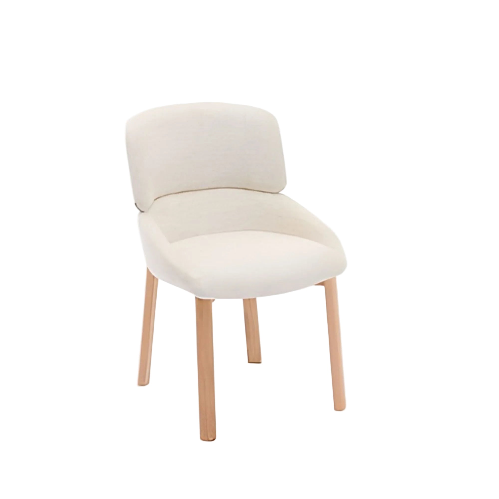 Cozy Dining Chair in Cream (Set of 2) | CastleUp Experience Centre Online Furniture