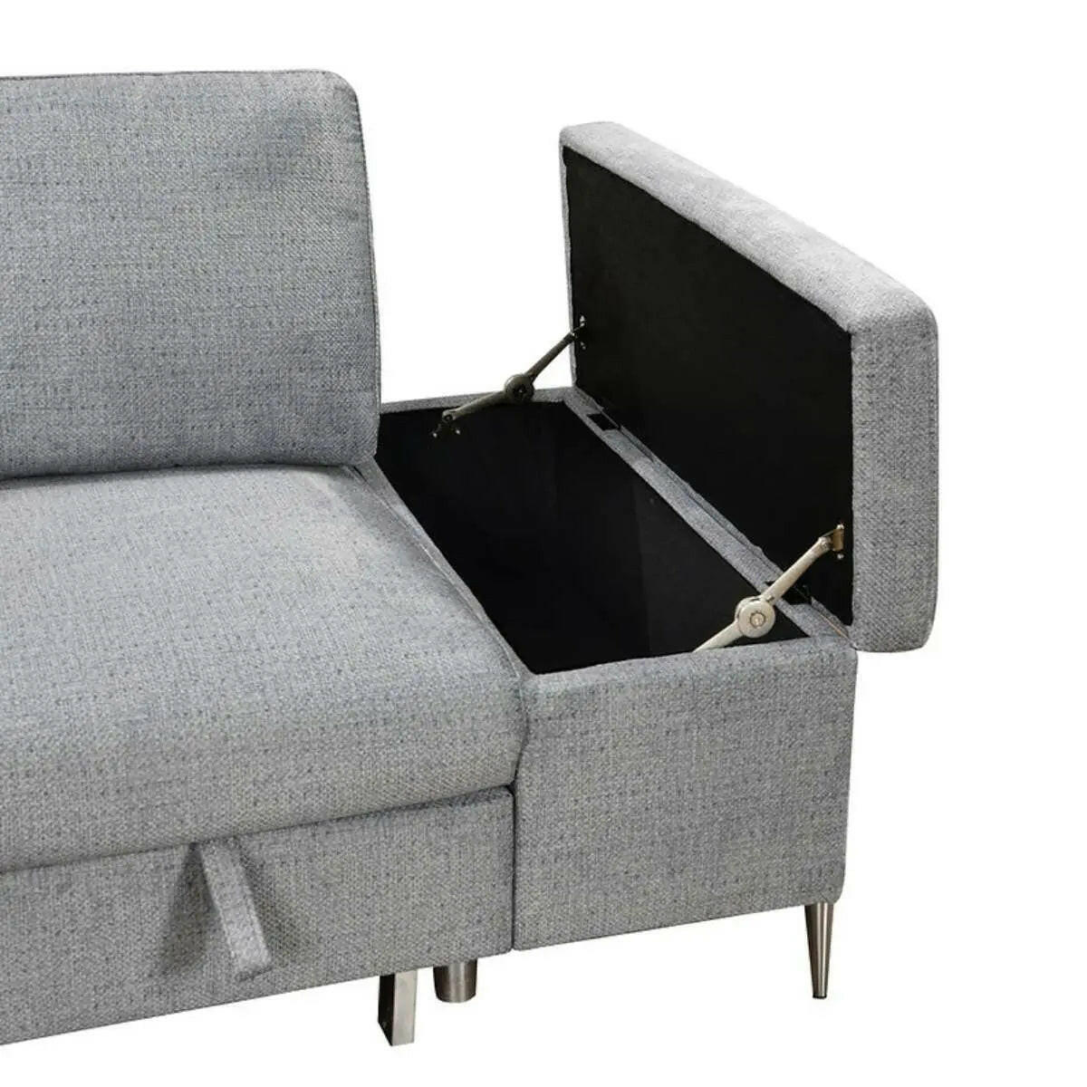 Sofa Bed Sectional with Storage Bench 9022.