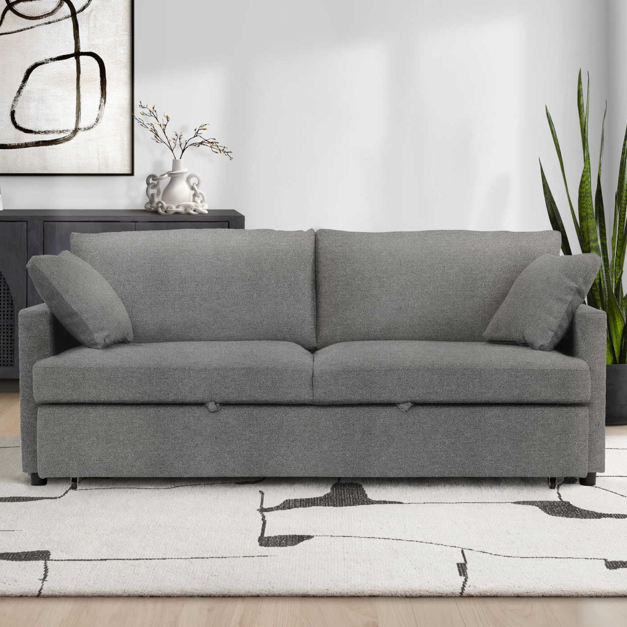 Sofa Sleeper Convertible Bed Grey | CastleUp Experience Centre Online Furniture