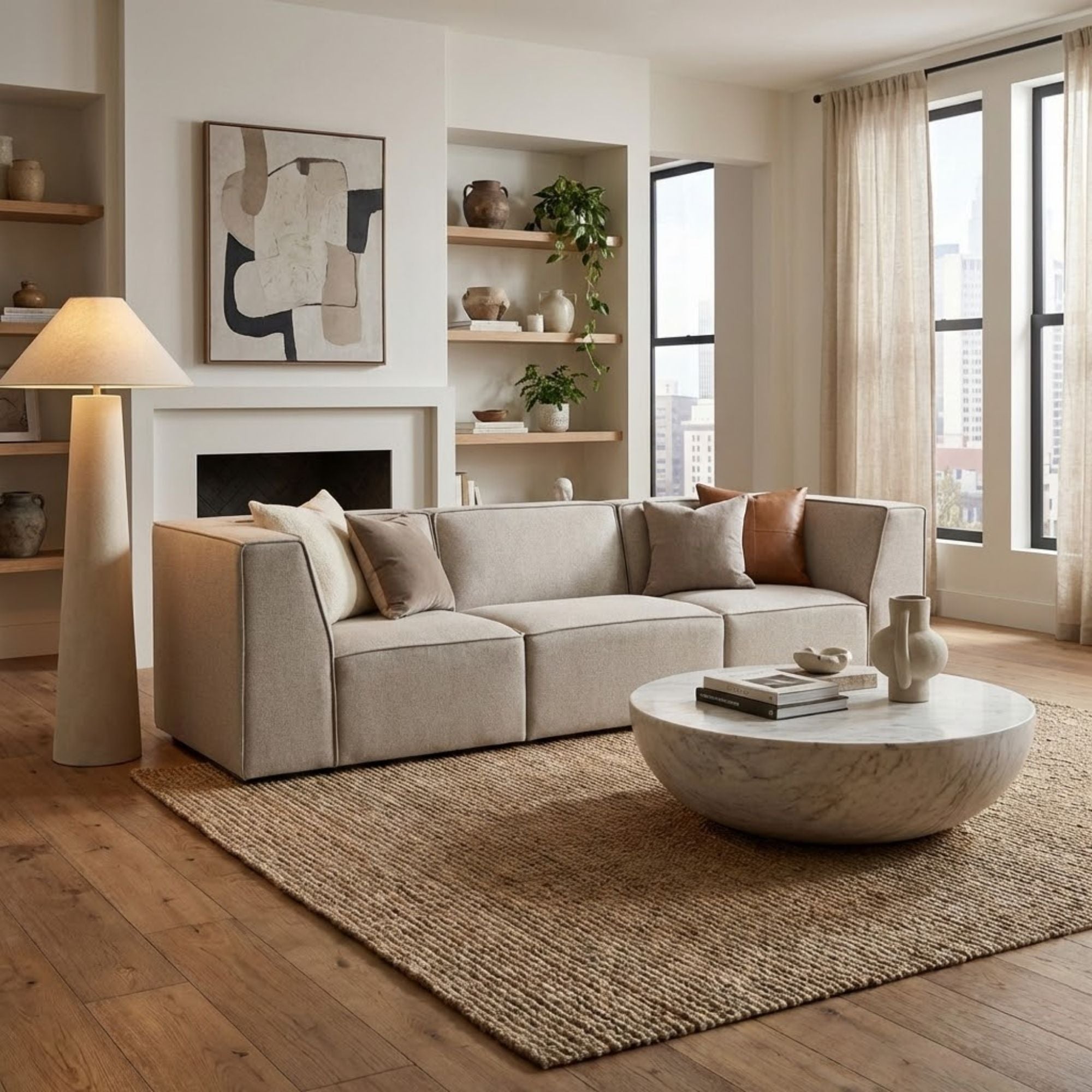 Designers Collection Flare Collection Sofa in Steel Grey | CastleUp Experience Centre Online Furniture