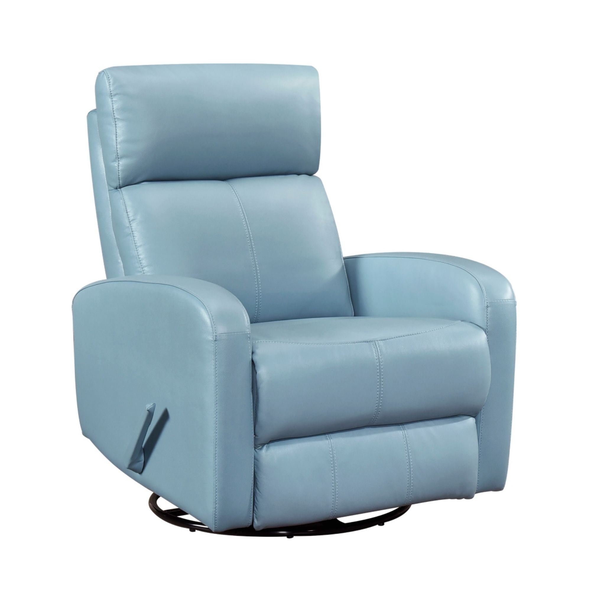 Sorrento Collection Glider Swivel Recliner Chair in Blue