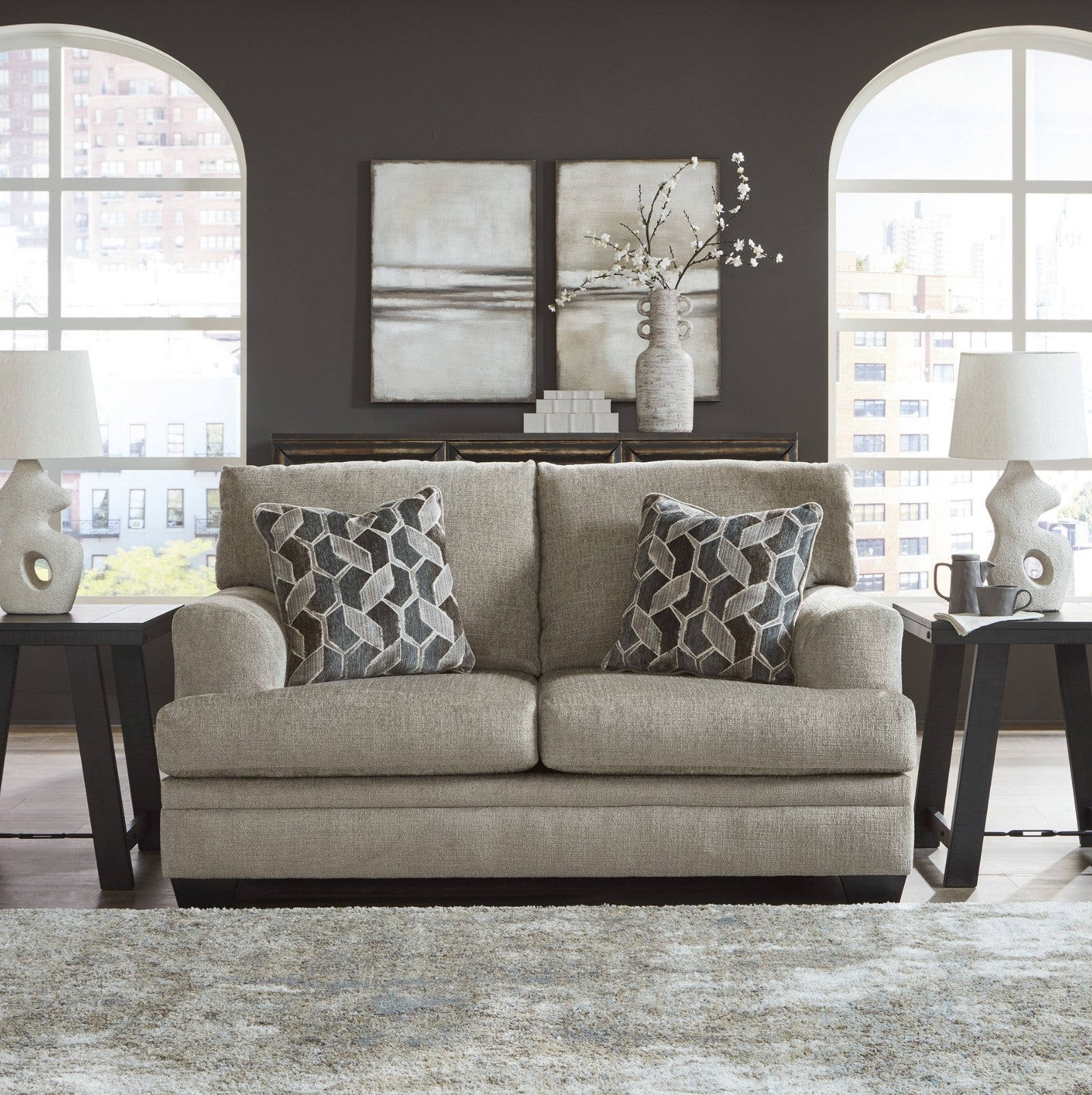 Stonemeade Loveseat Taupe