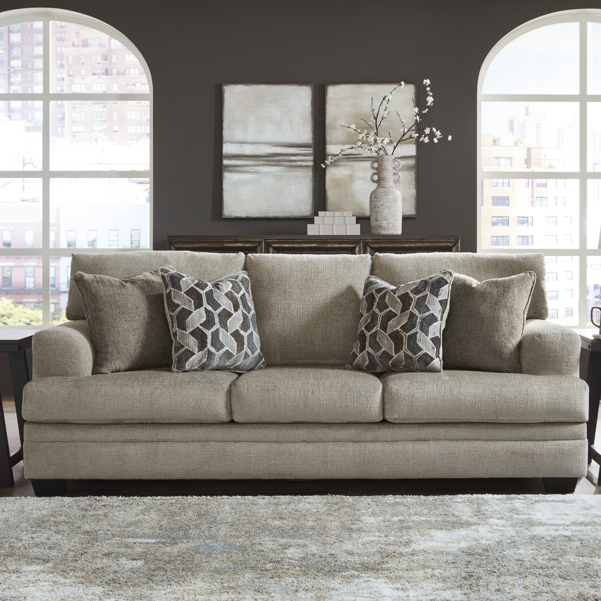 Stonemeade 3-Seat Sofa Taupe