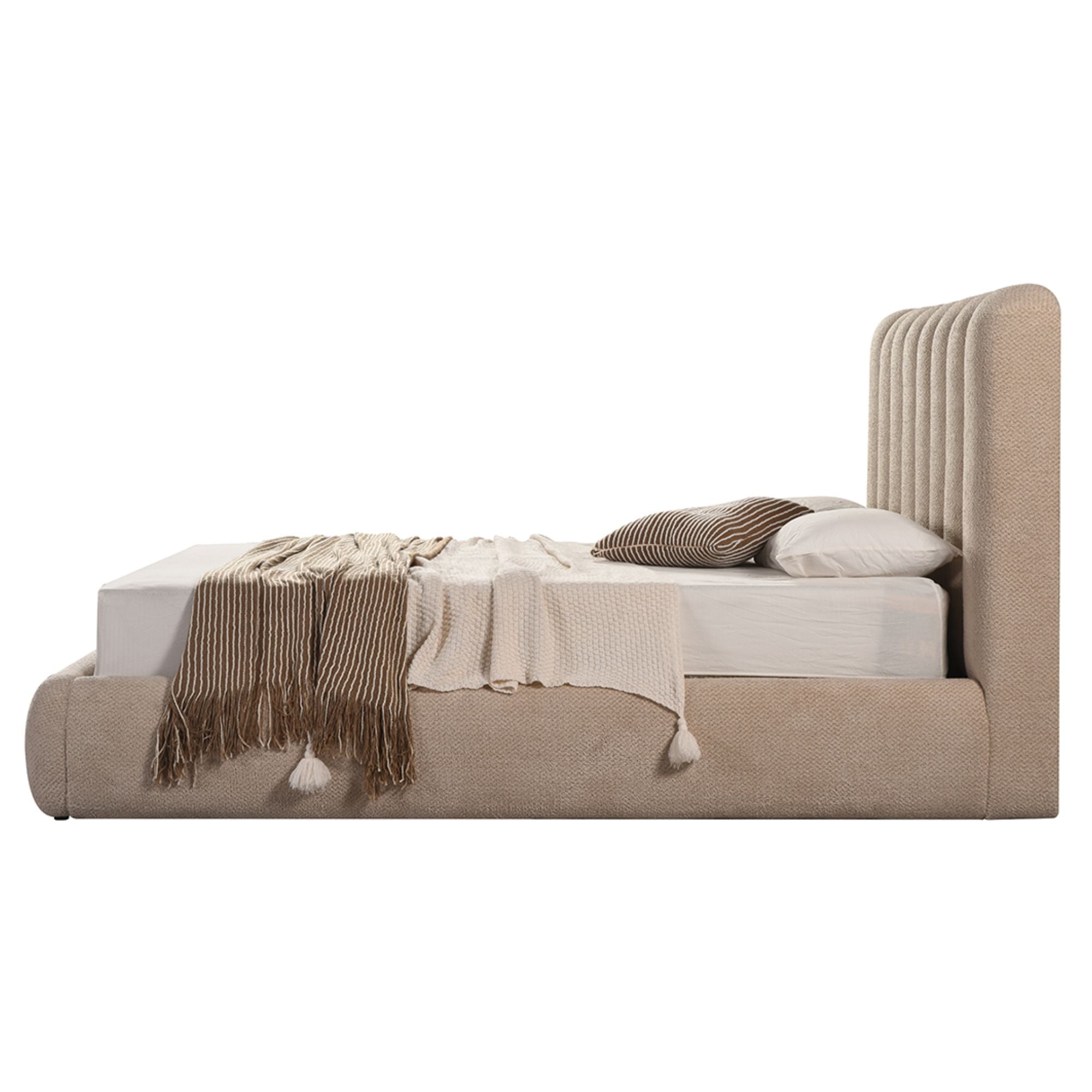 Siena Collection Upholstered Lift-up Storage Platform Bed | CastleUp Experience Centre Online Furniture