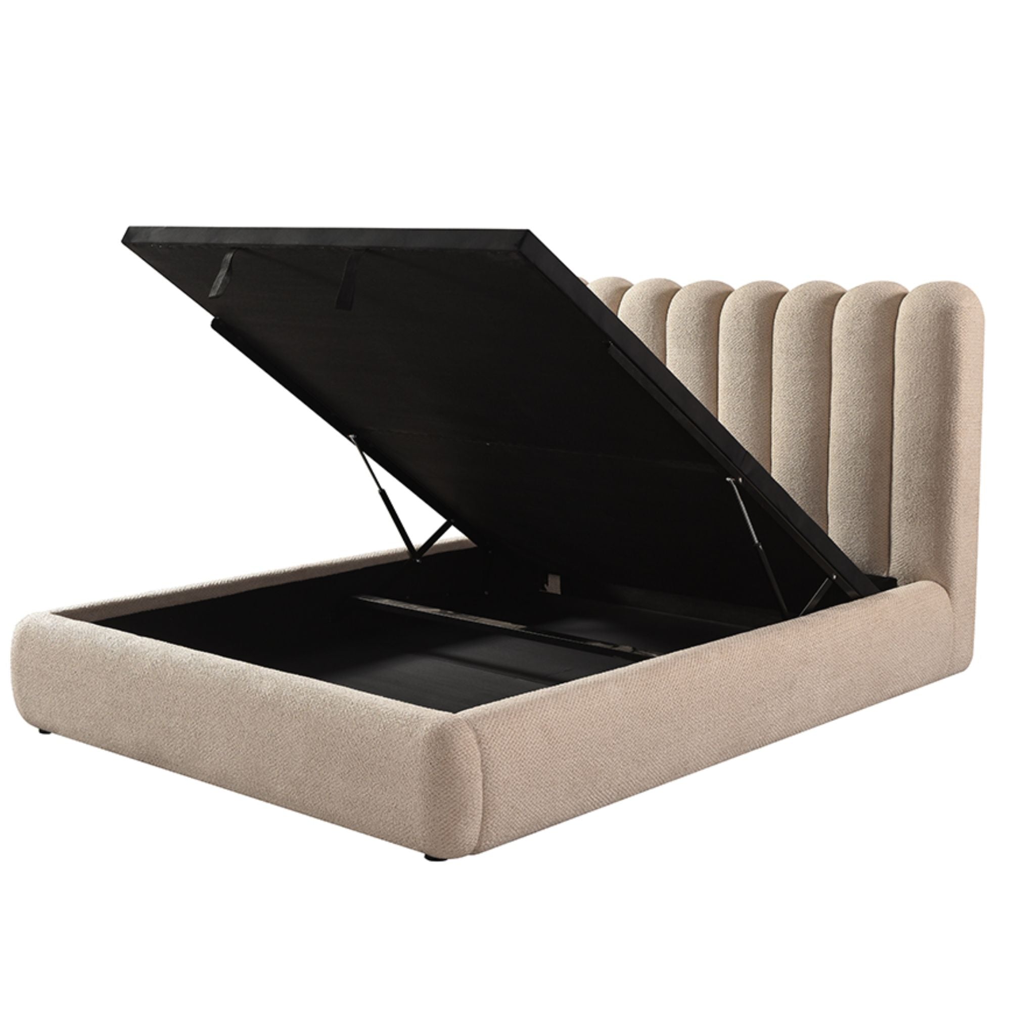 Siena Collection Upholstered Lift-up Storage Platform Bed | CastleUp Experience Centre Online Furniture