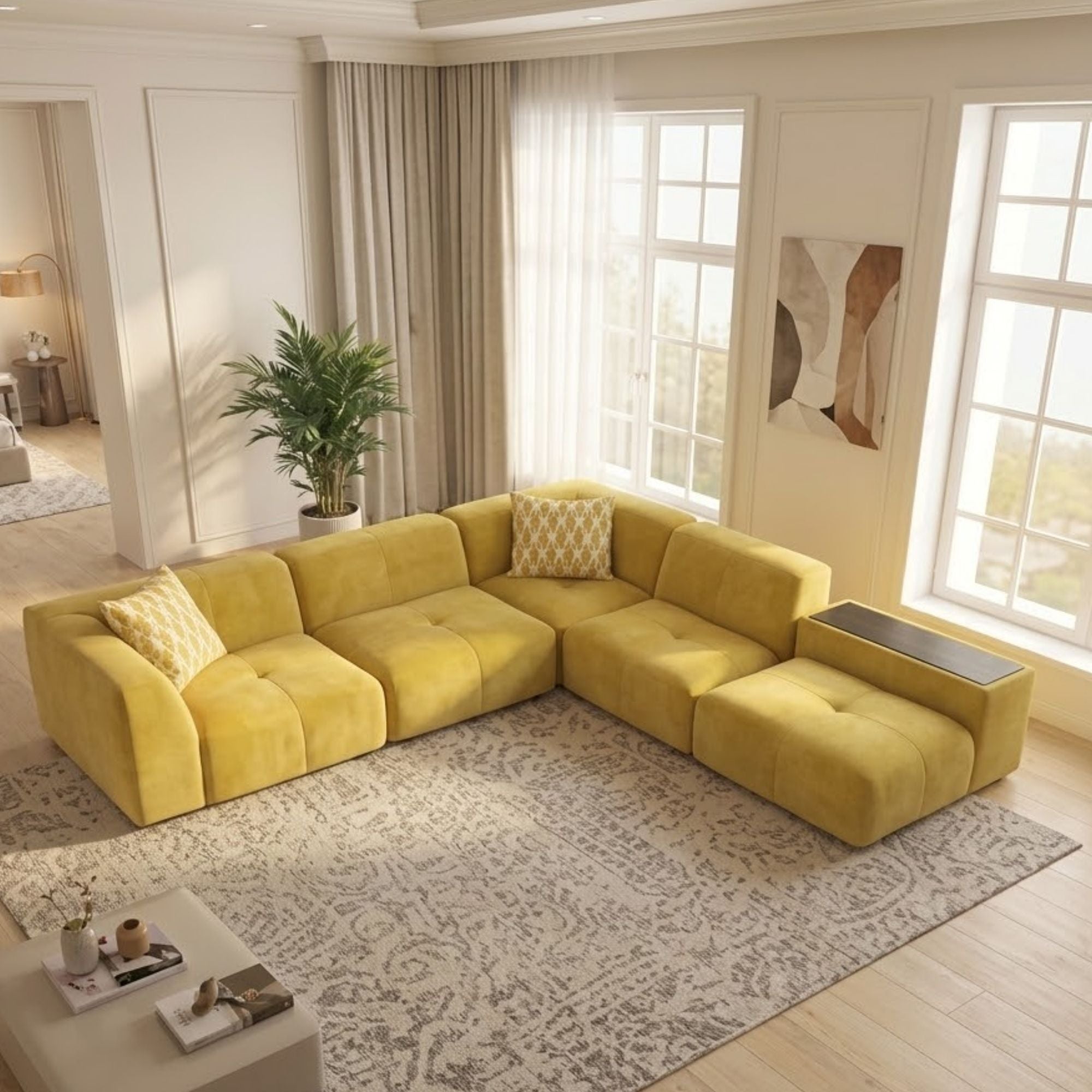Canadian-made Summerside 5-piece Modular Sectional
