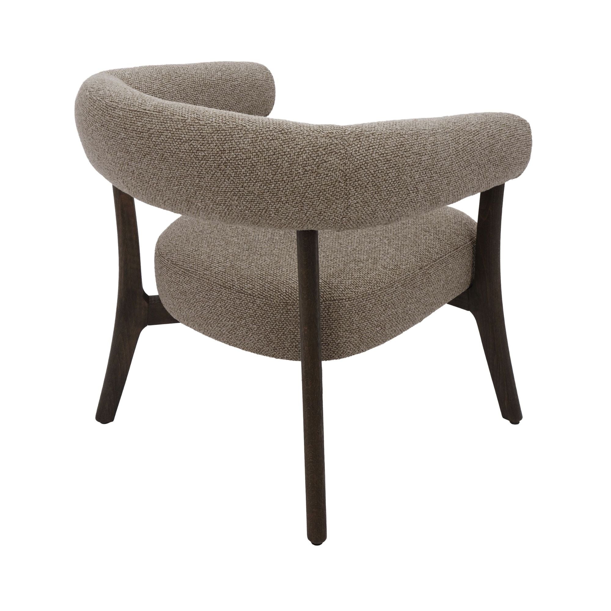 Surin Accent Chair in Brown and Walnut