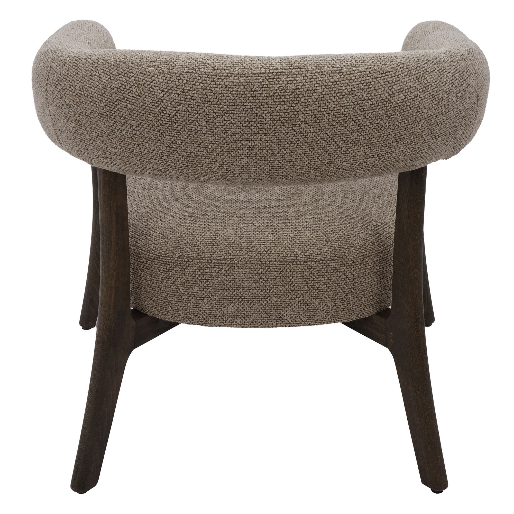 Surin Accent Chair in Brown and Walnut