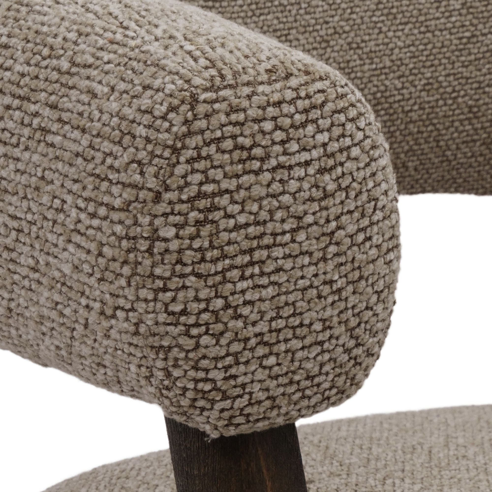Surin Accent Chair in Brown and Walnut
