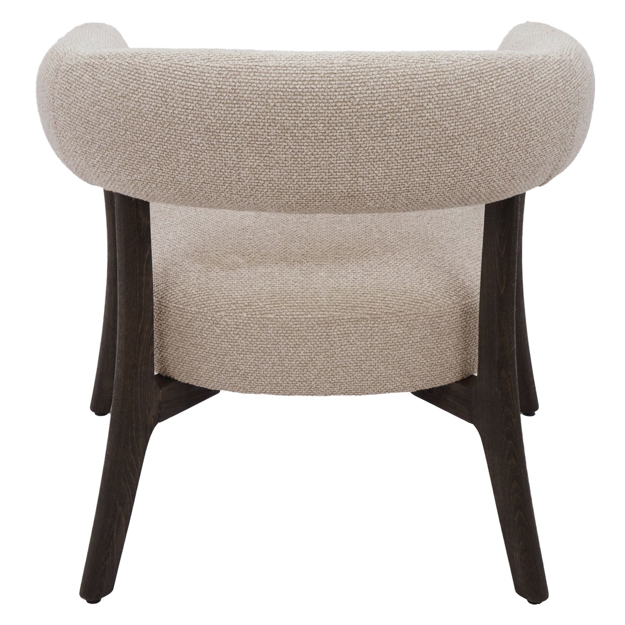 Surin Accent Chair in Oat and Walnut
