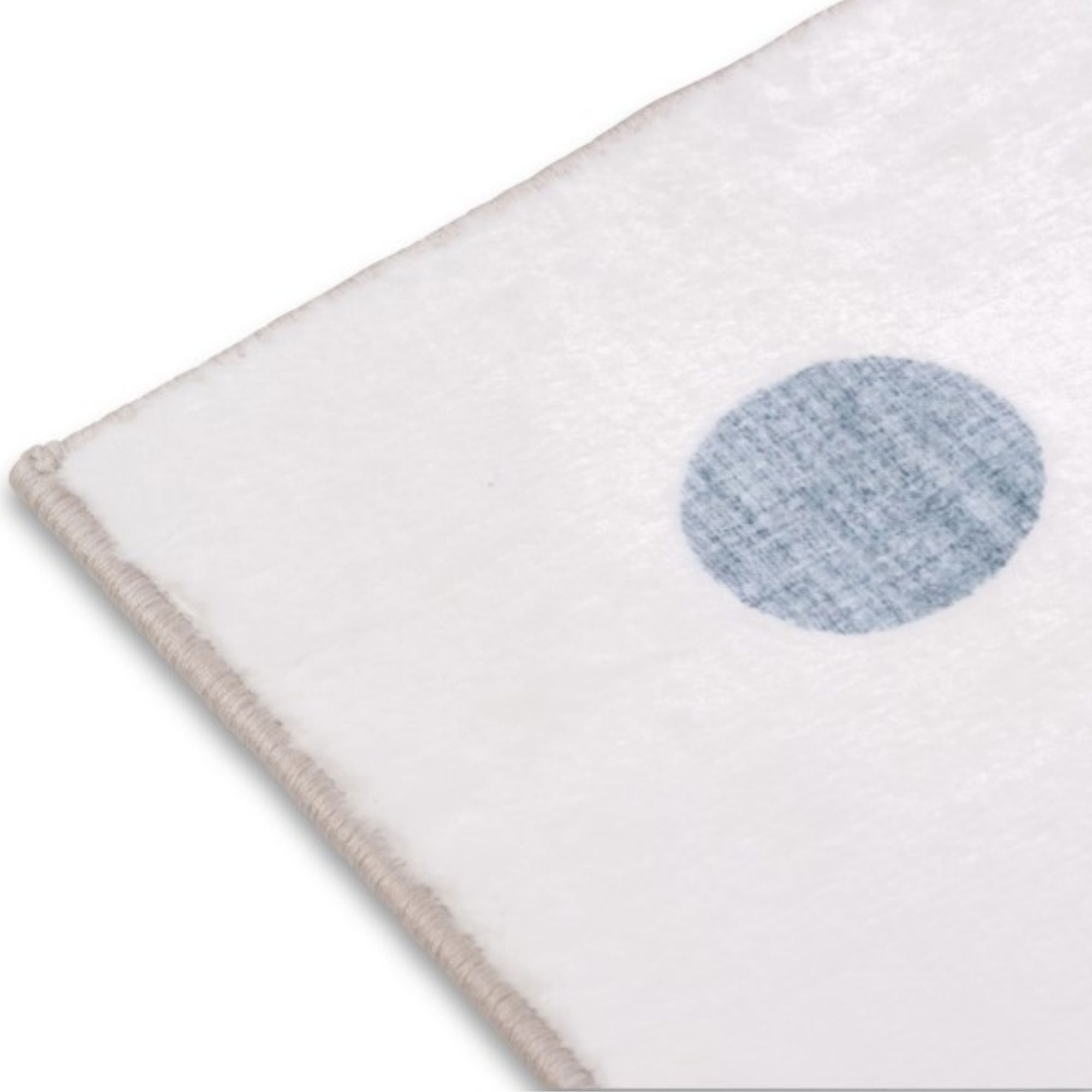 Colorful modern indoor area rug by Viana Inc with playful dot pattern, ideal for kids' rooms and play areas.