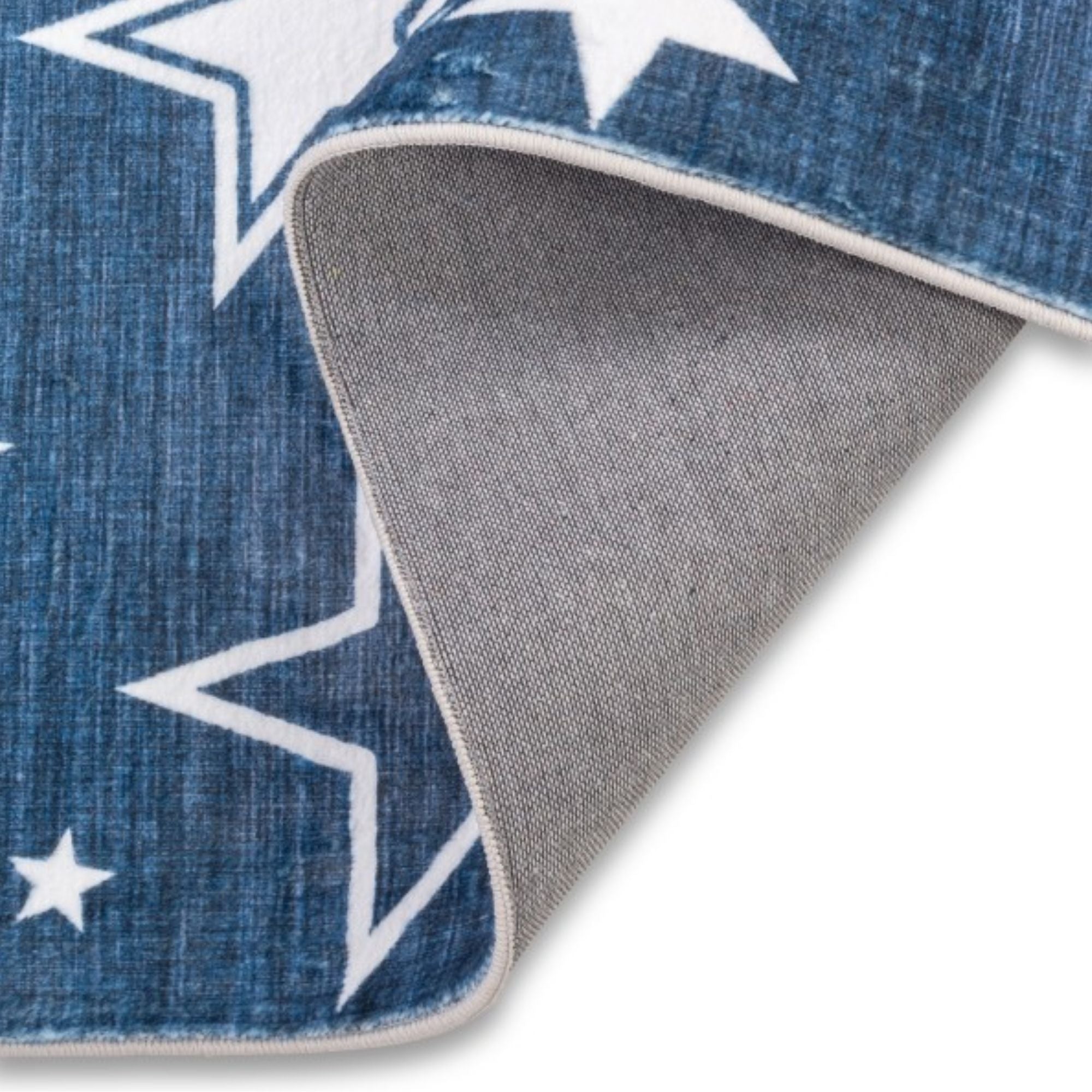Viana Inc Dreamland Kids modern indoor area rug with star pattern, soft and colorful for children's room decor.