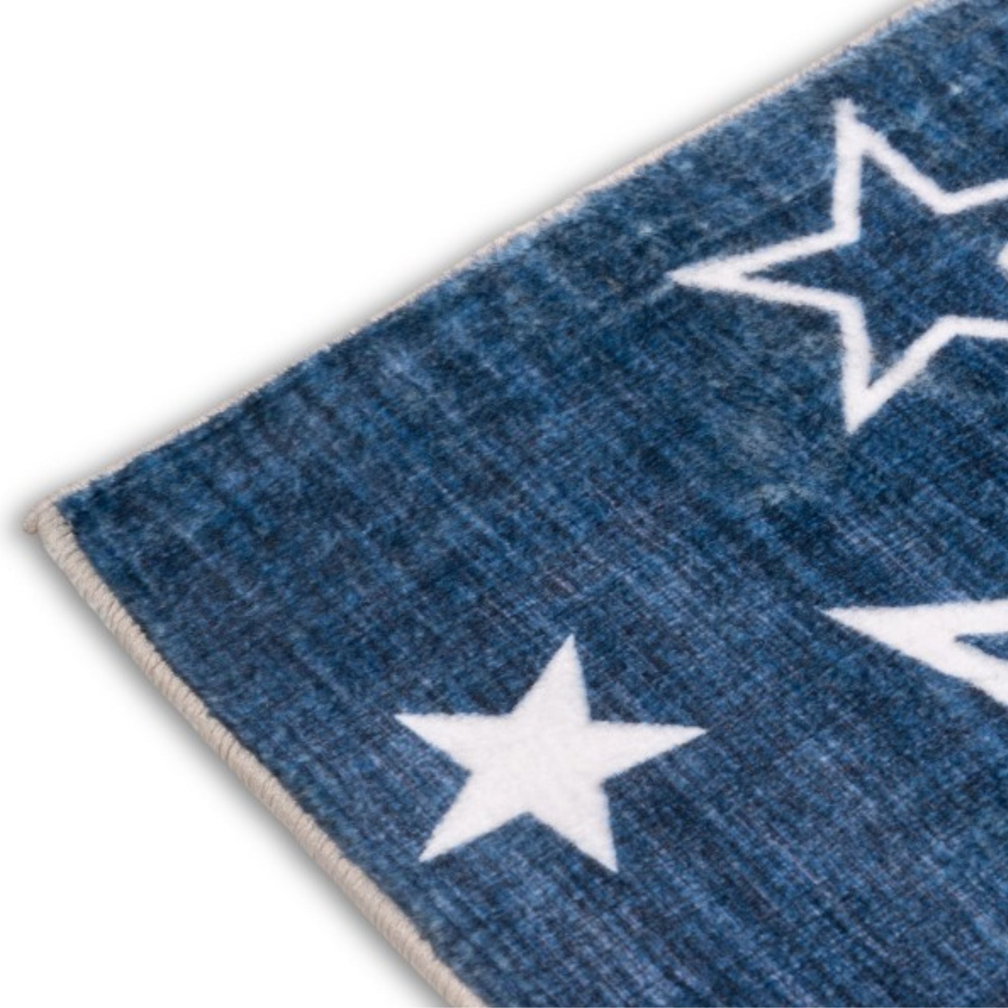 Viana Inc Dreamland Kids Modern Indoor Rug Star with colorful star pattern, soft area rug for children's bedrooms or playrooms