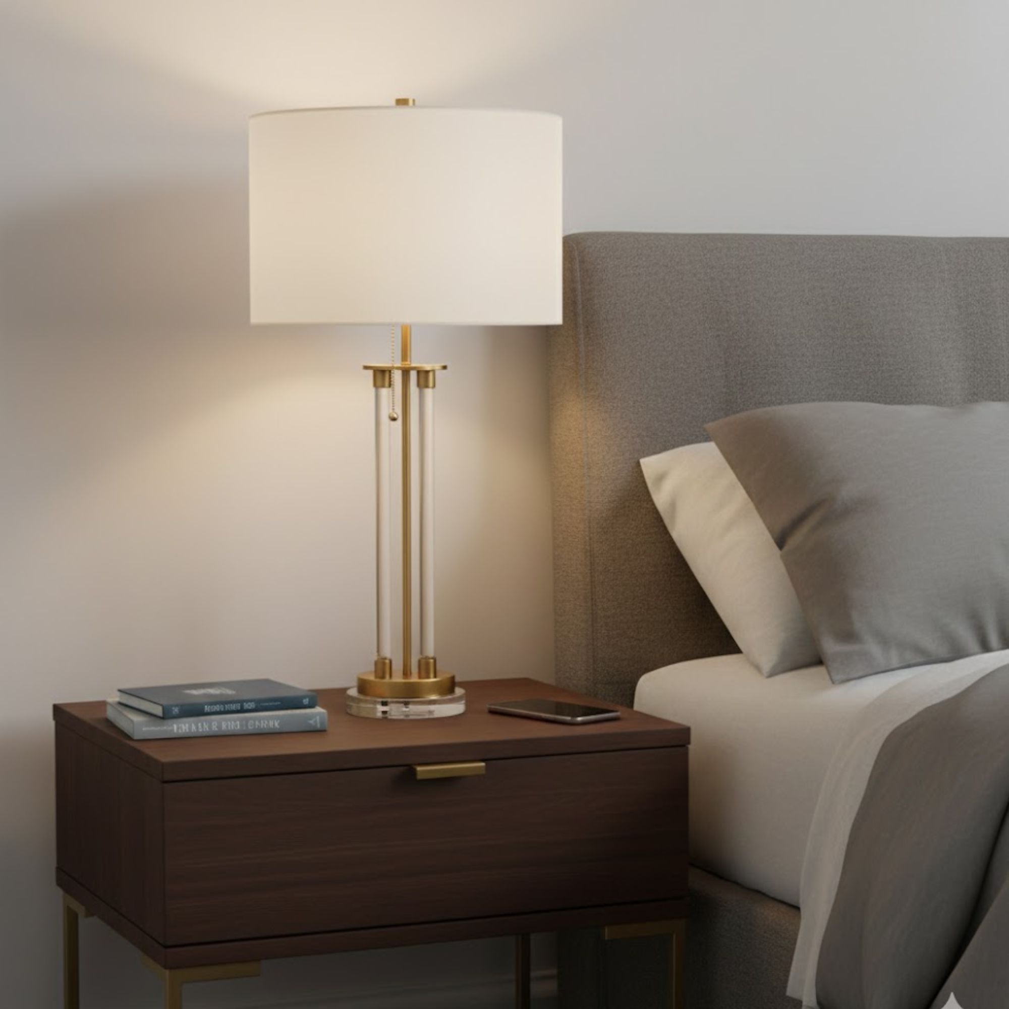Antique Bronze & Crystal Table Lamp | CastleUp Experience Centre Online Furniture