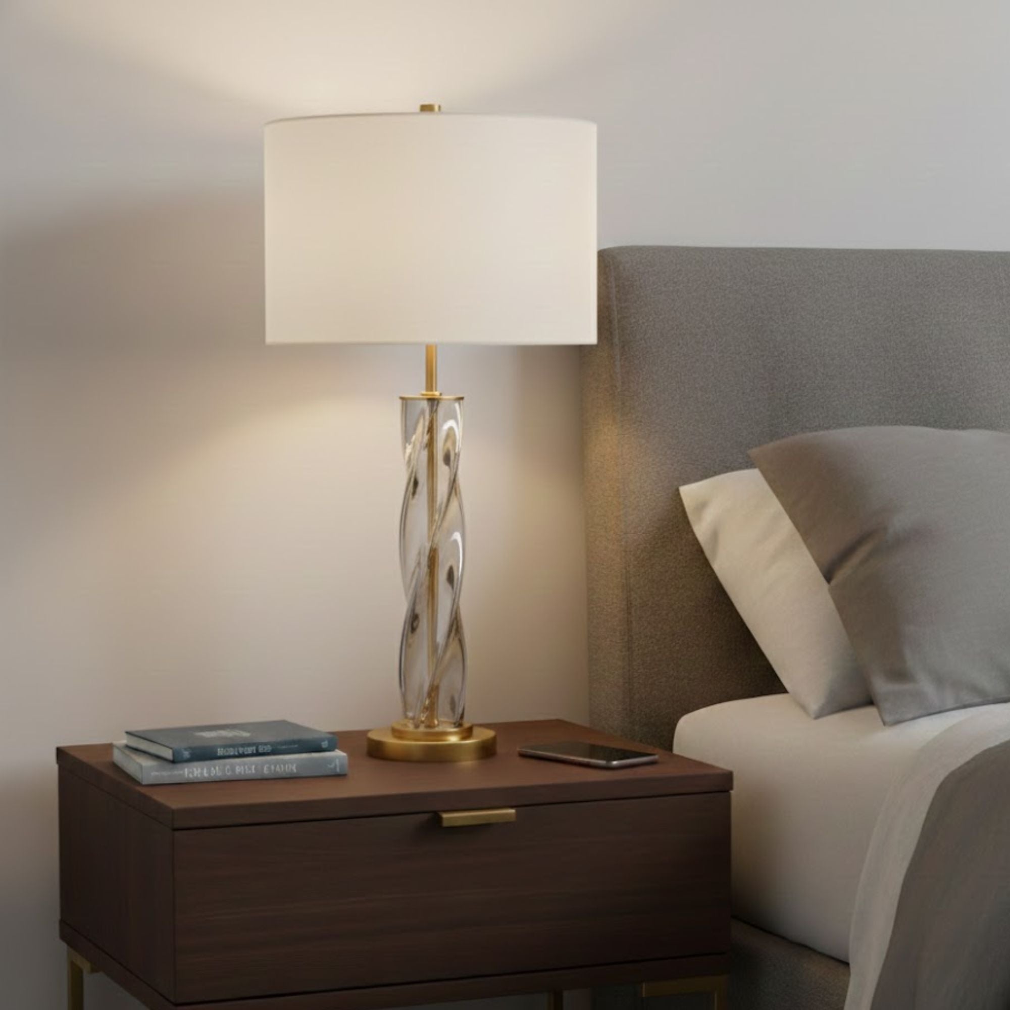 Antique Bronze & Glass Table Lamp | CastleUp Experience Centre Online Furniture