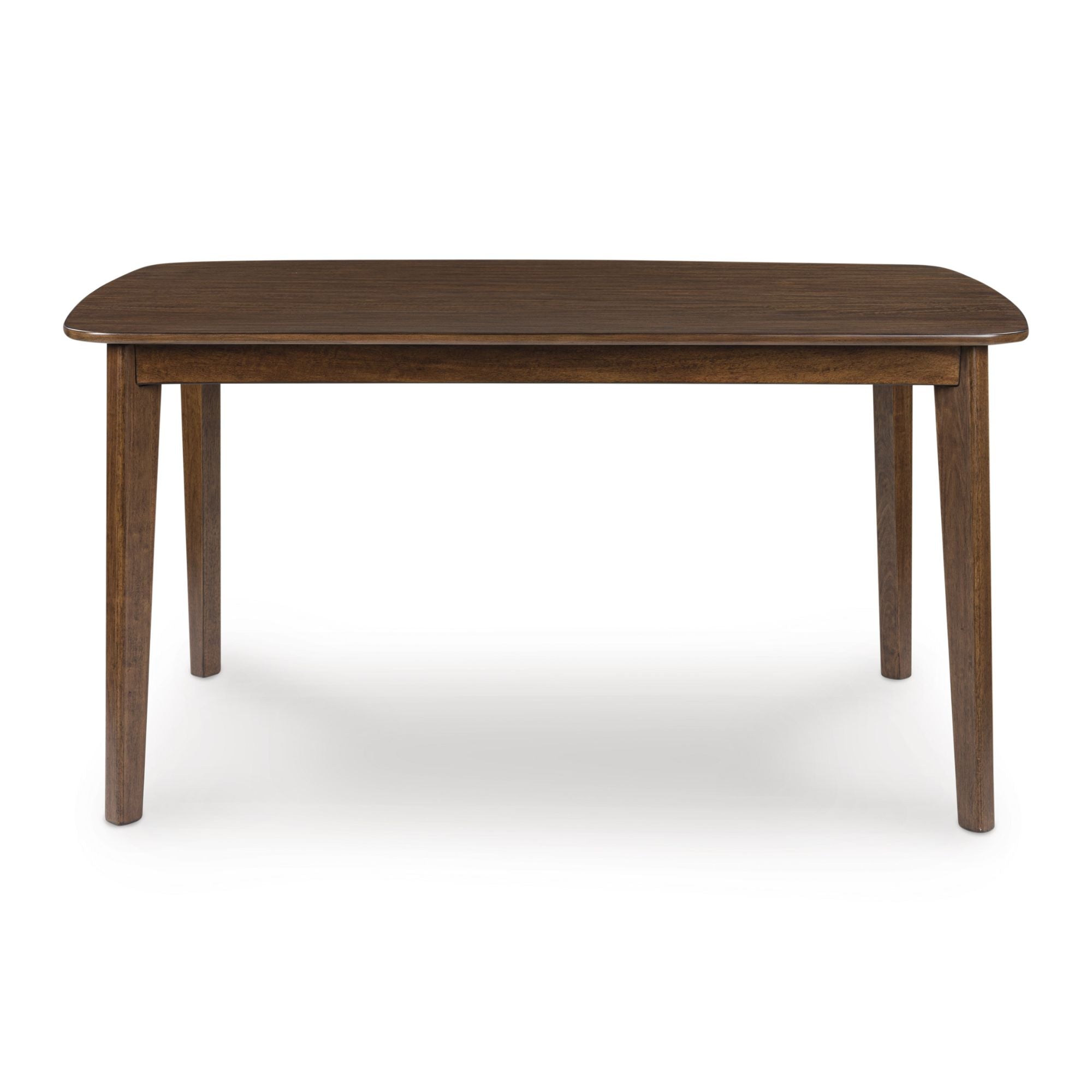 Brown Tameride 5-piece dining room set by Signature Ashley, includes table and chairs, shown in a contemporary home setting.
