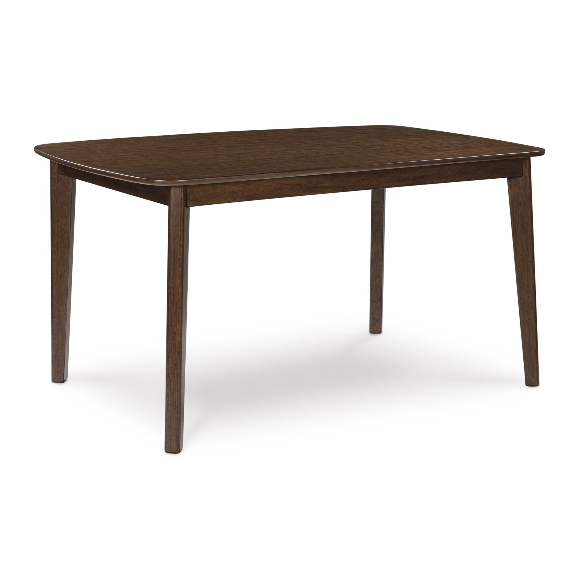 Brown Tameride 5-piece dining room set by Signature Ashley featuring a table and matching chairs in a stylish design.